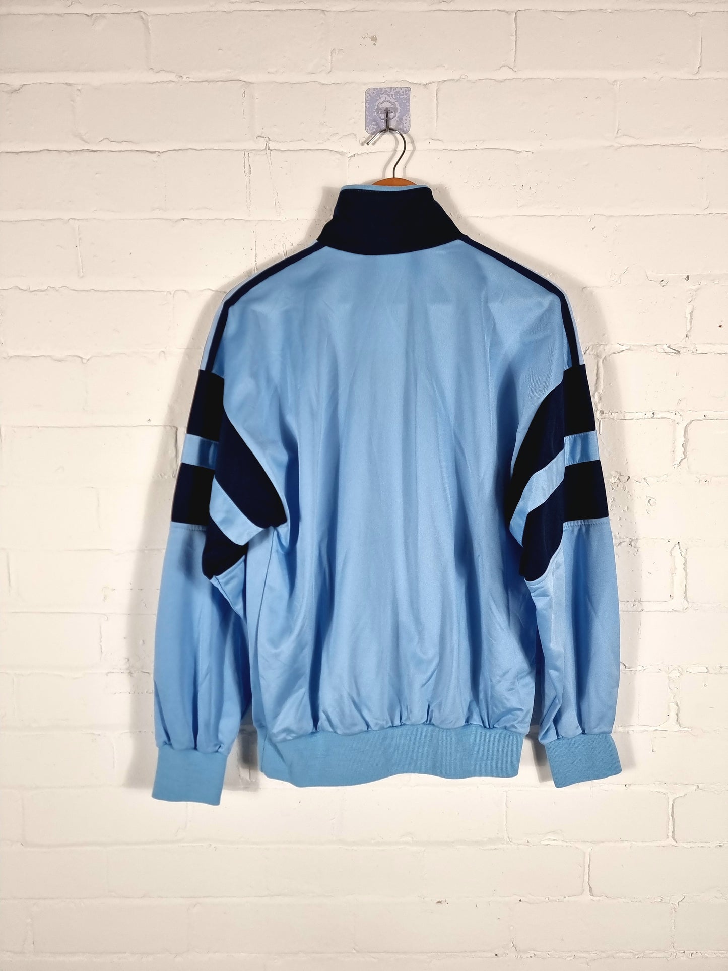 Adidas Ventex 1980s Blue Vintage Track Jacket Medium