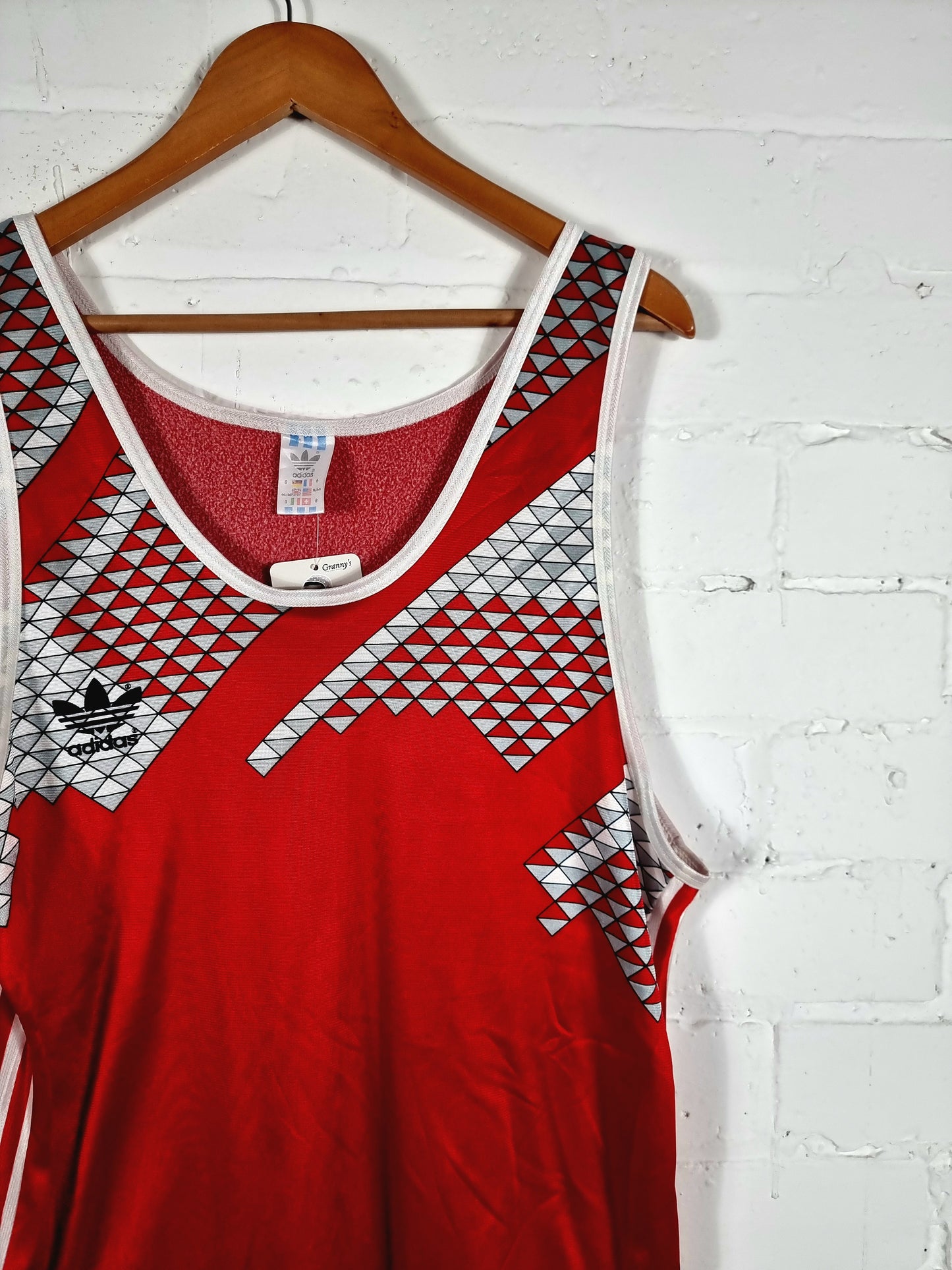 Adidas 1980s Athletic Singlet Vest XL