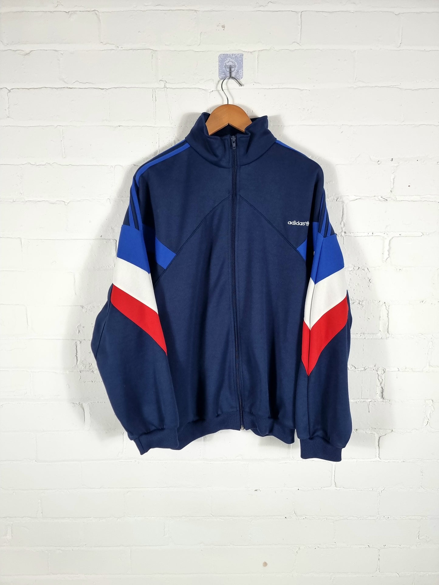 Adidas 1990s Vintage Block Colour Track Jacket Large