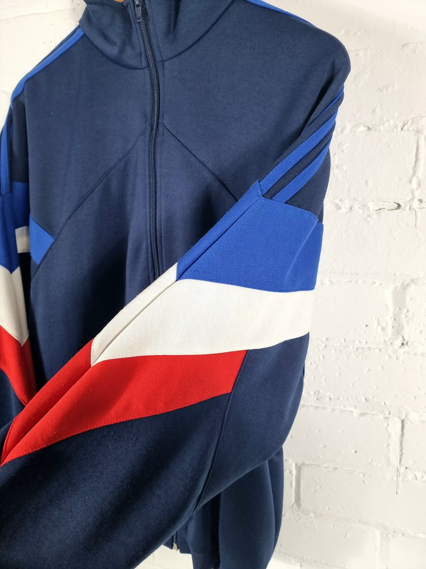 Adidas 1990s Vintage Block Colour Track Jacket Large