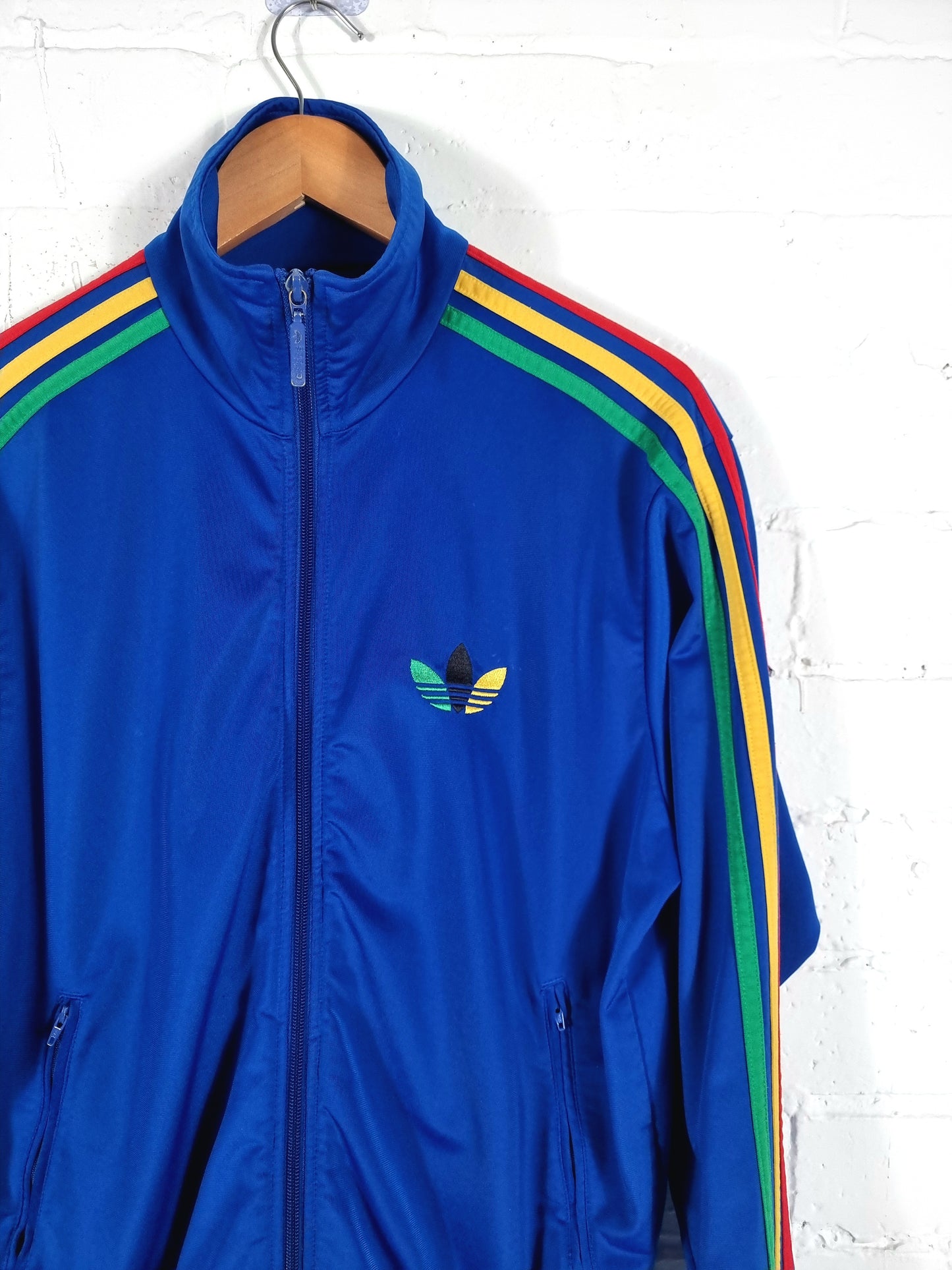 Adidas 2010 Grun Rasta Firebird Track Jacket Small