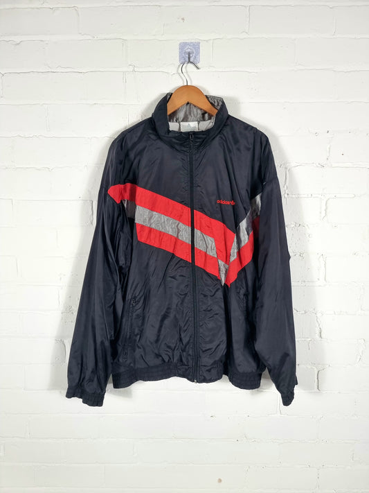 Adidas 1990s Vintage Block Colour Shell Jacket XL