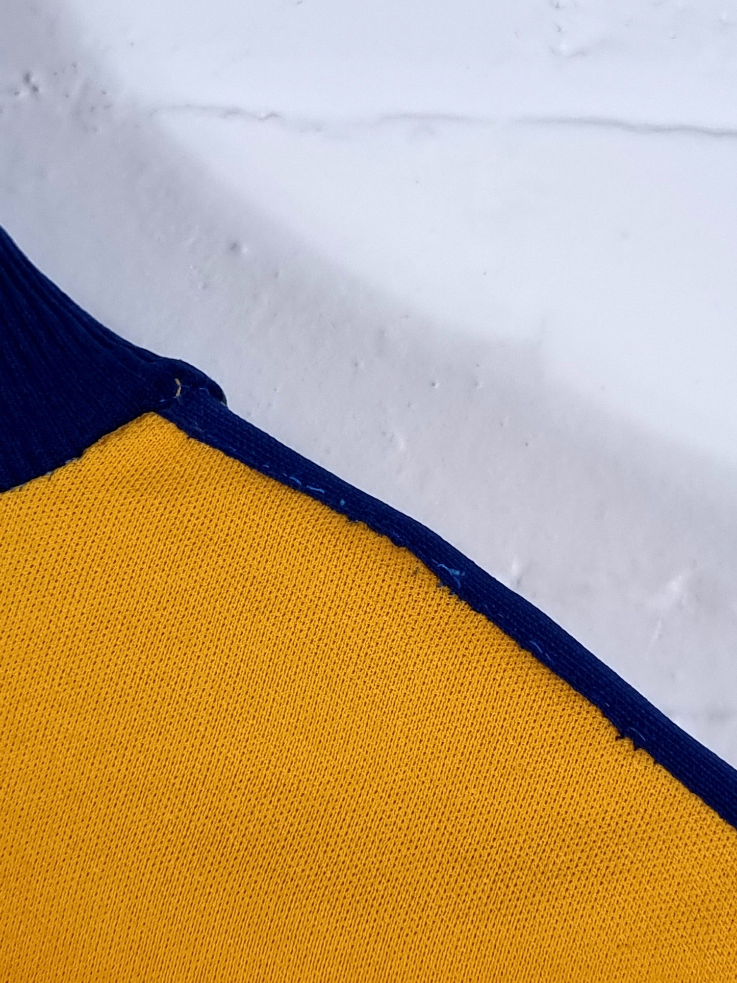 Adidas 1980s Vintage Yellow Track Jacket Medium