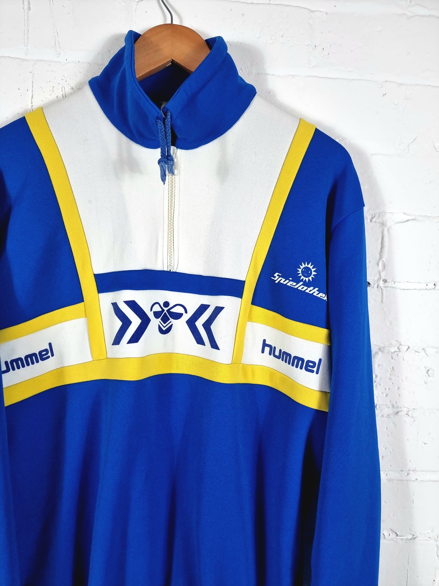 Hummel 1980s Quarter Zip Sweatshirt Large
