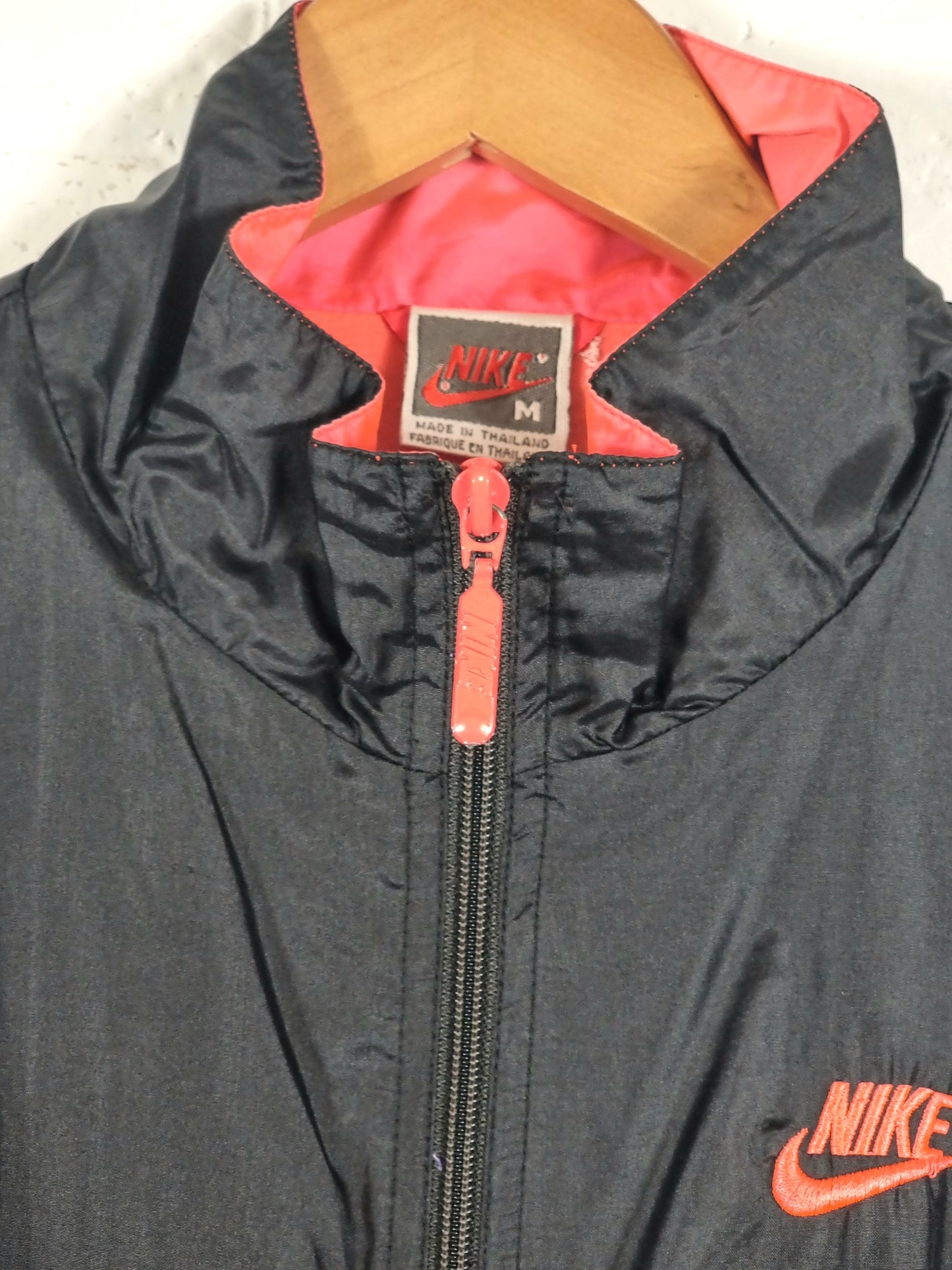Nike 1990s Vintage Block Colour Shell Jacket Medium