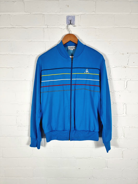 Le Coq Sportif Arthur Ashe 1980s Ventex Vintage Tennis Track Jacket Medium