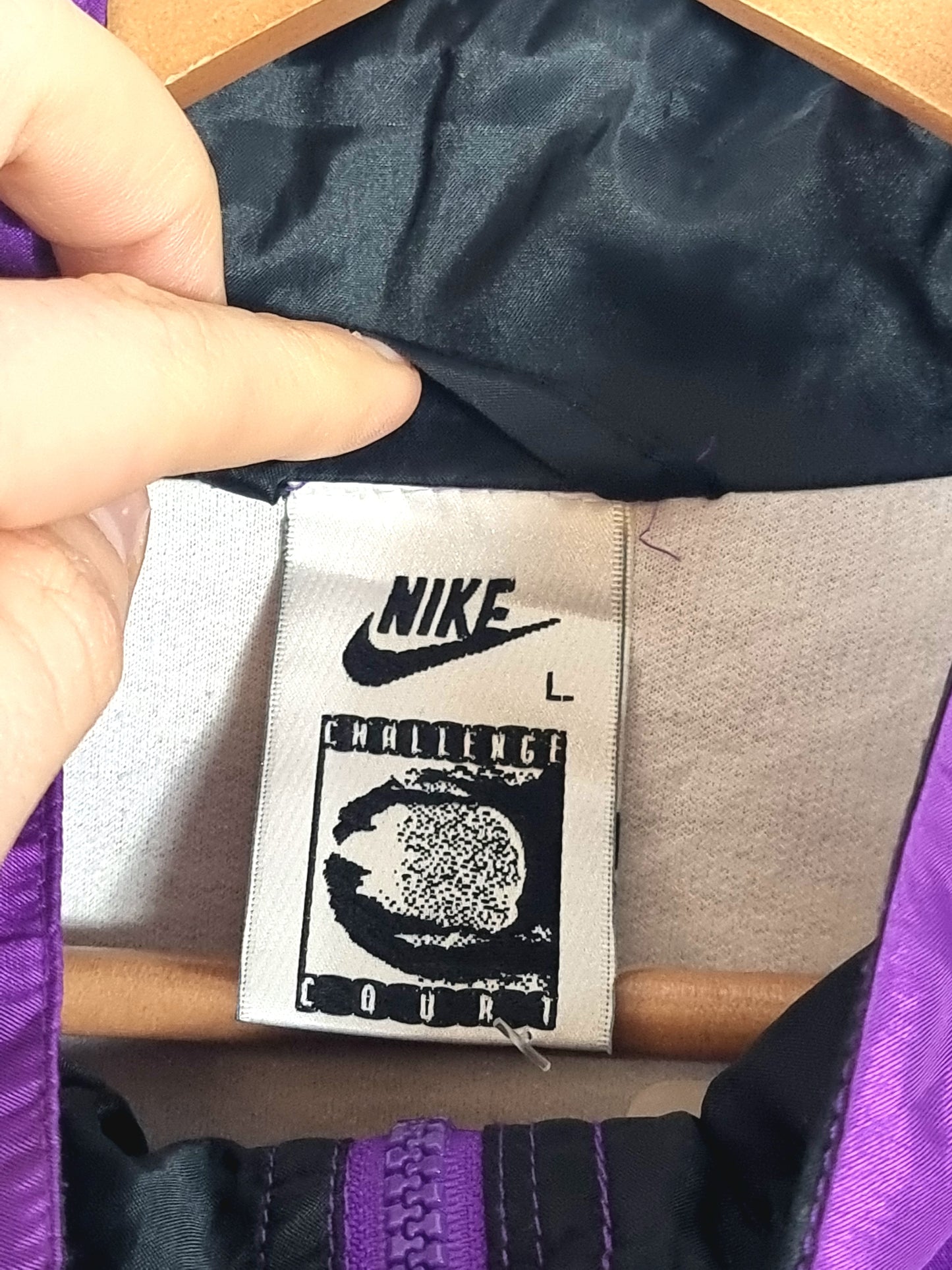 Nike Challenge Court 1990s Vintage Tennis Jacket Large