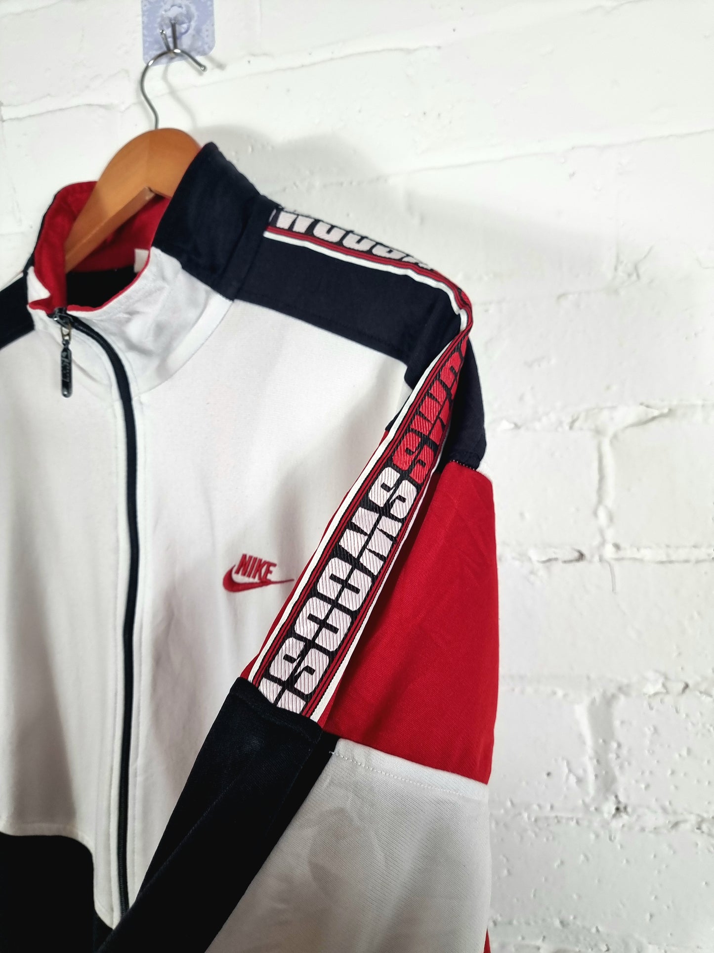 Nike 1990s Vintage Swoosh Track Jacket XL