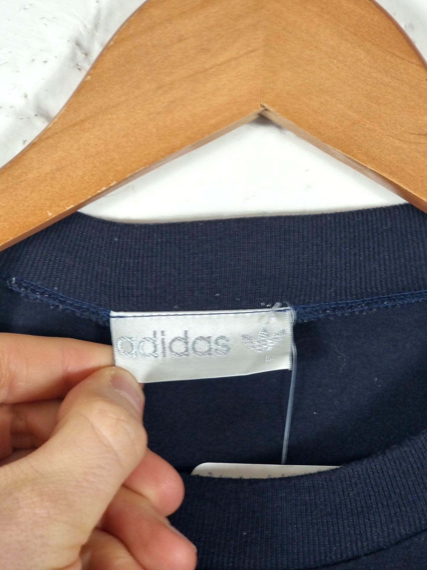 Adidas 1990s Block Colour Cotton T-Shirt Large