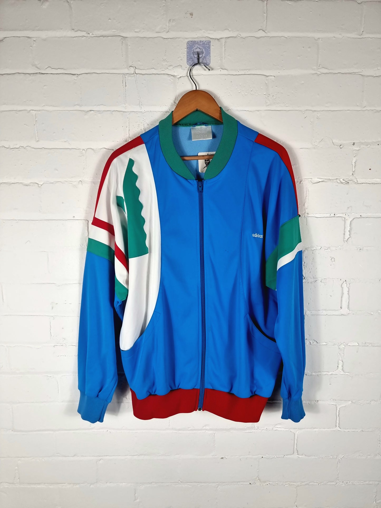 Adidas 1990s Vintage Block Colour Track Jacket XXL
