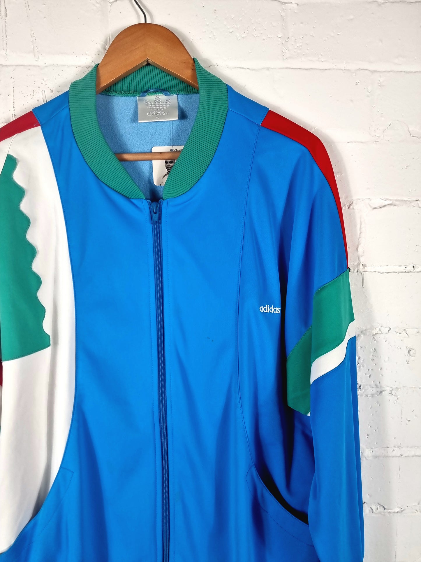 Adidas 1990s Vintage Block Colour Track Jacket XXL