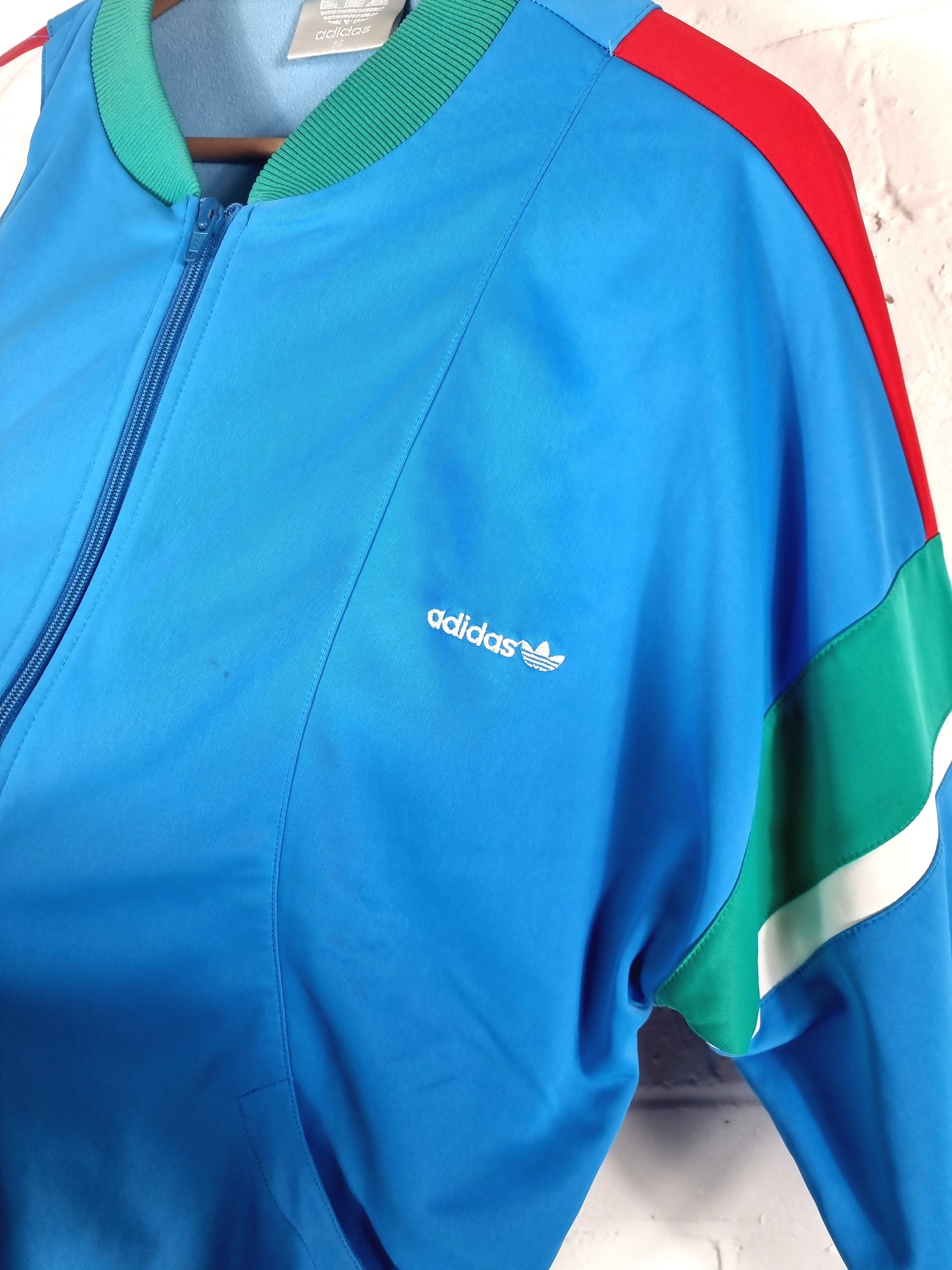 Adidas 1990s Vintage Block Colour Track Jacket XXL