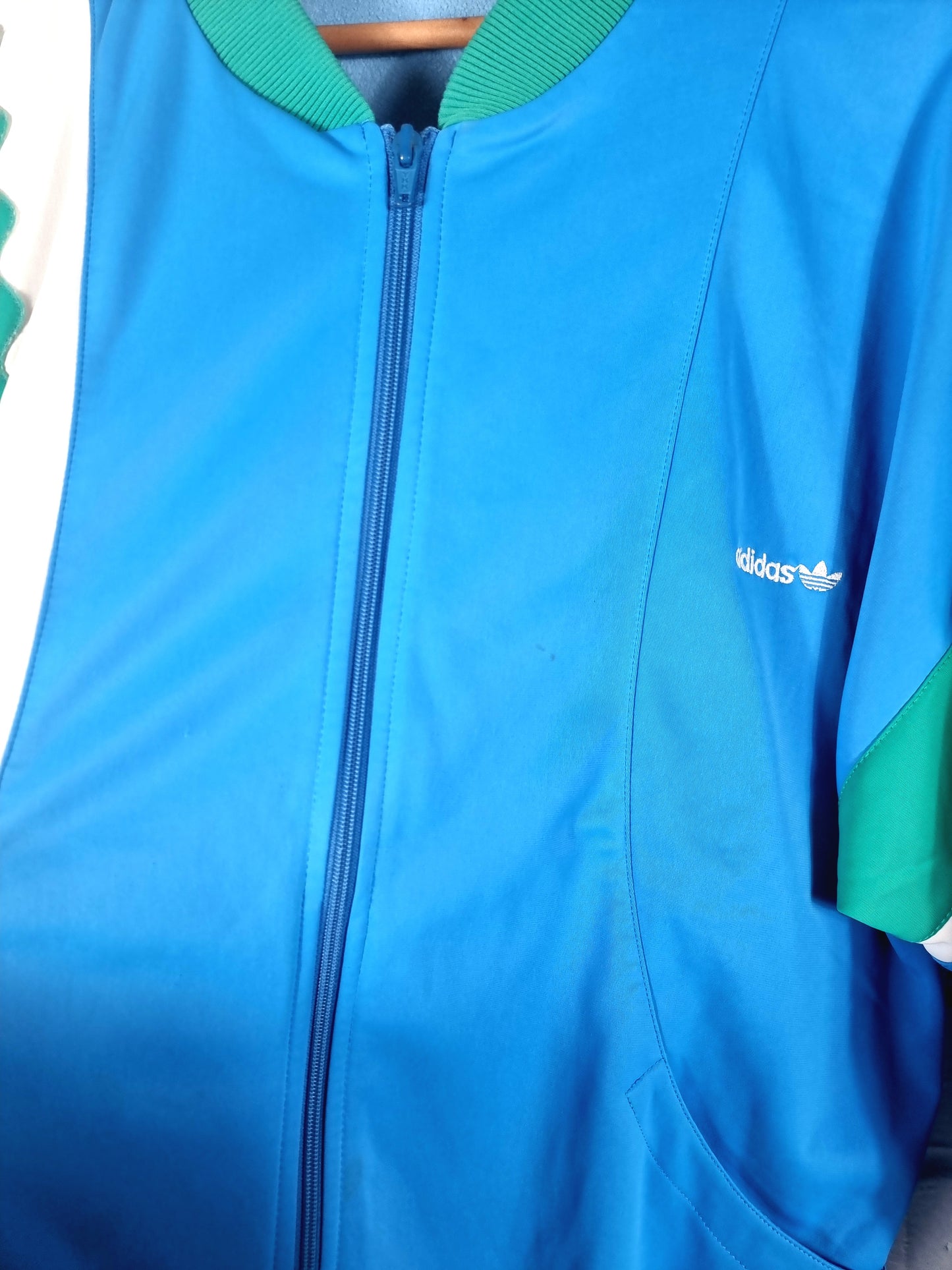 Adidas 1990s Vintage Block Colour Track Jacket XXL