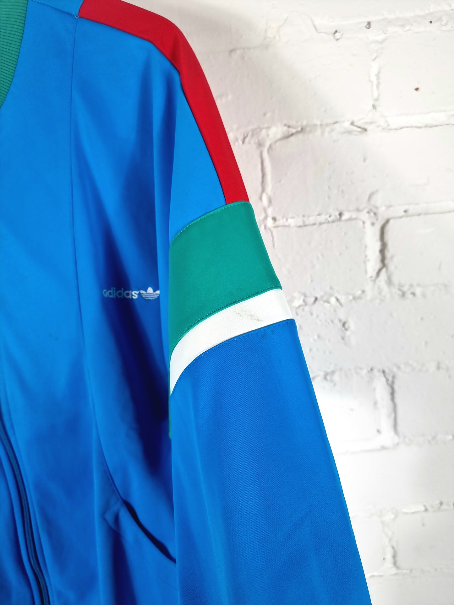 Adidas 1990s Vintage Block Colour Track Jacket XXL