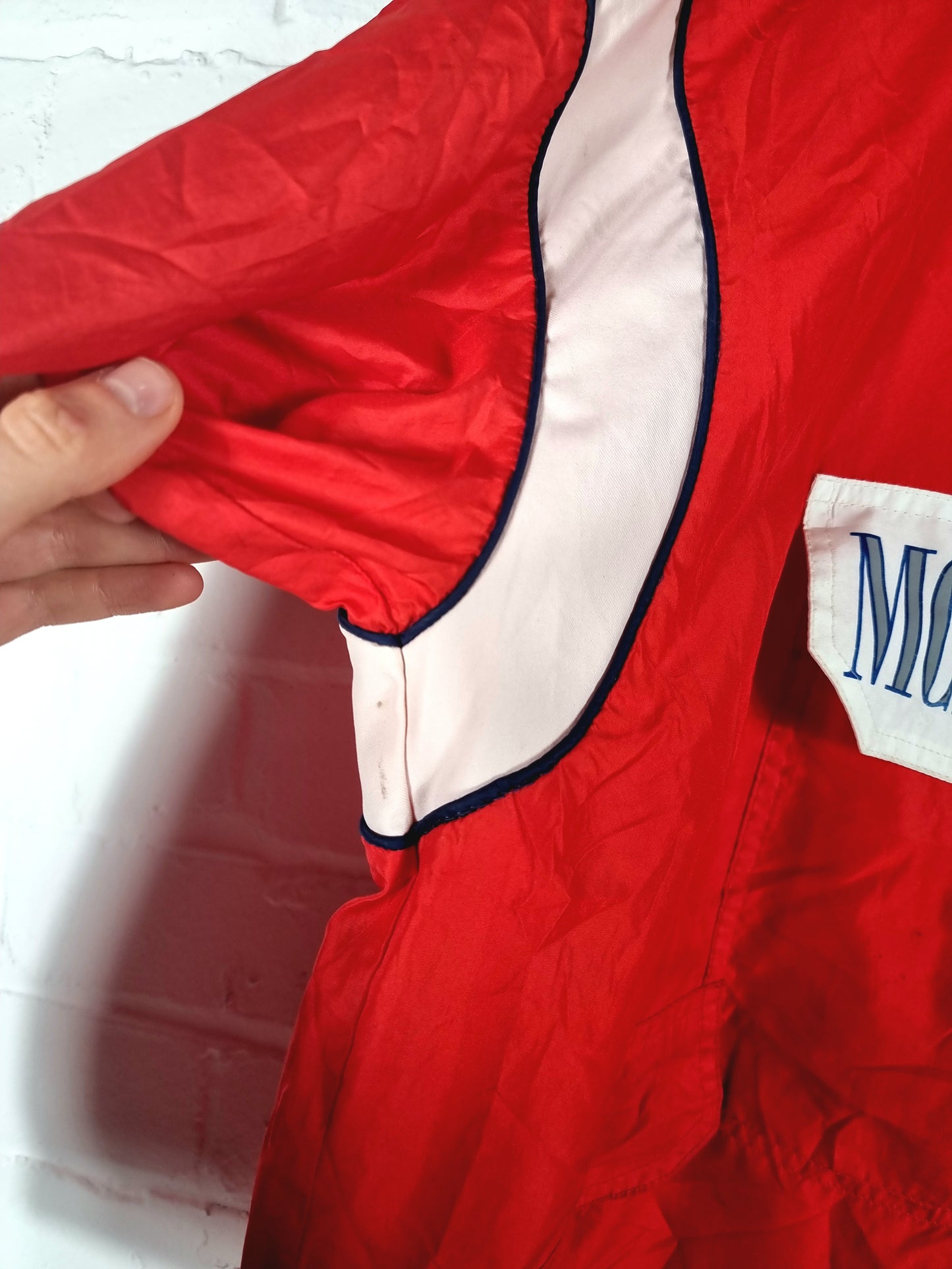 Kappa USA Olympic 1988 Vintage Quarter Zip Windbreaker Jacket Medium