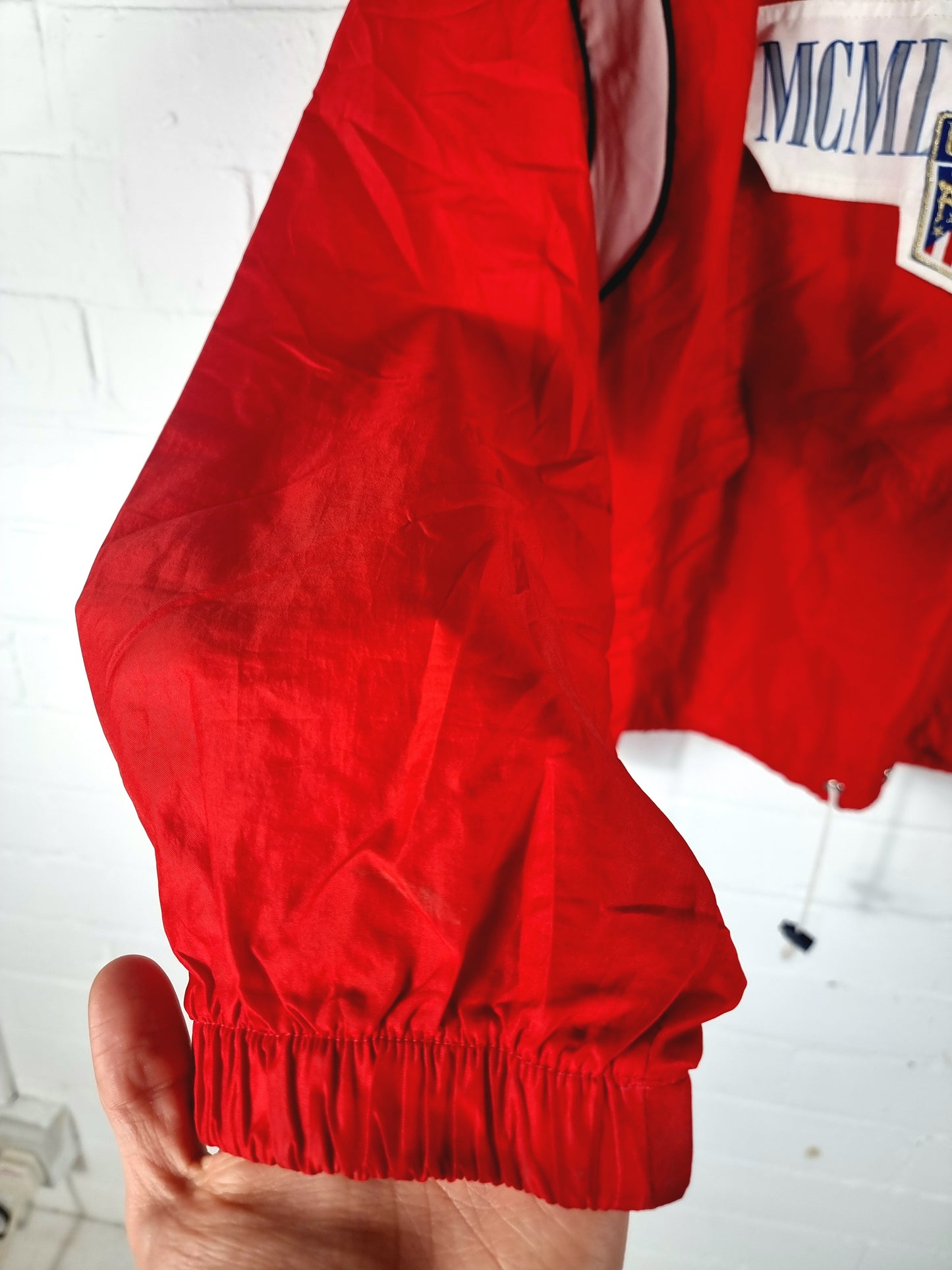 Kappa USA Olympic 1988 Vintage Quarter Zip Windbreaker Jacket Medium