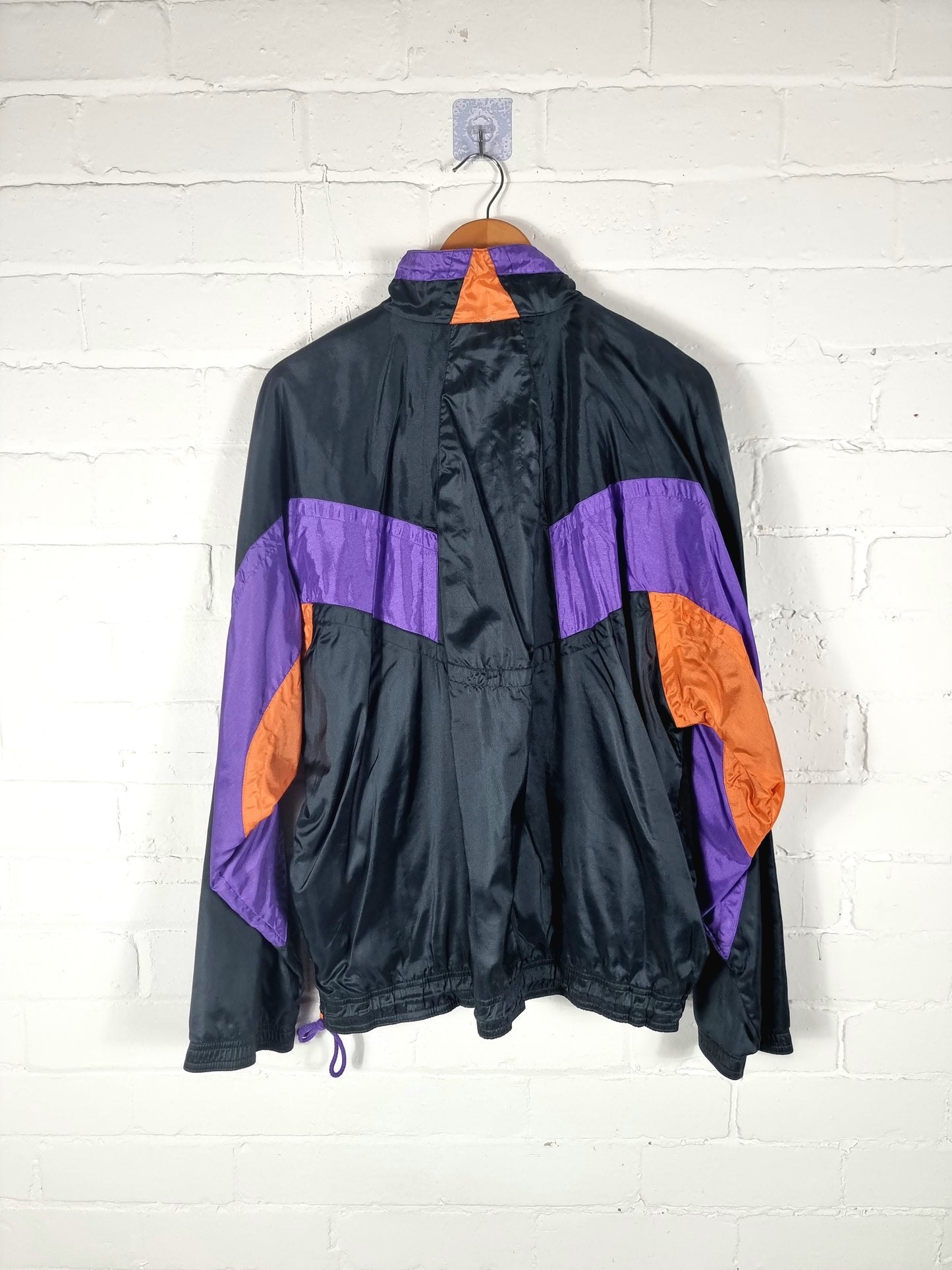 Nike 1990s Vintage Block Colour Shell Jacket Large