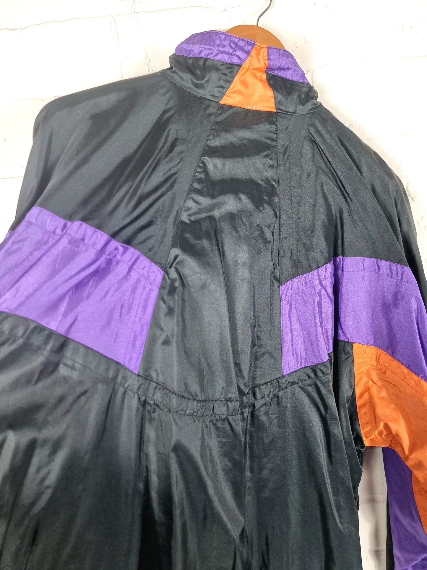 Nike 1990s Vintage Block Colour Shell Jacket Large