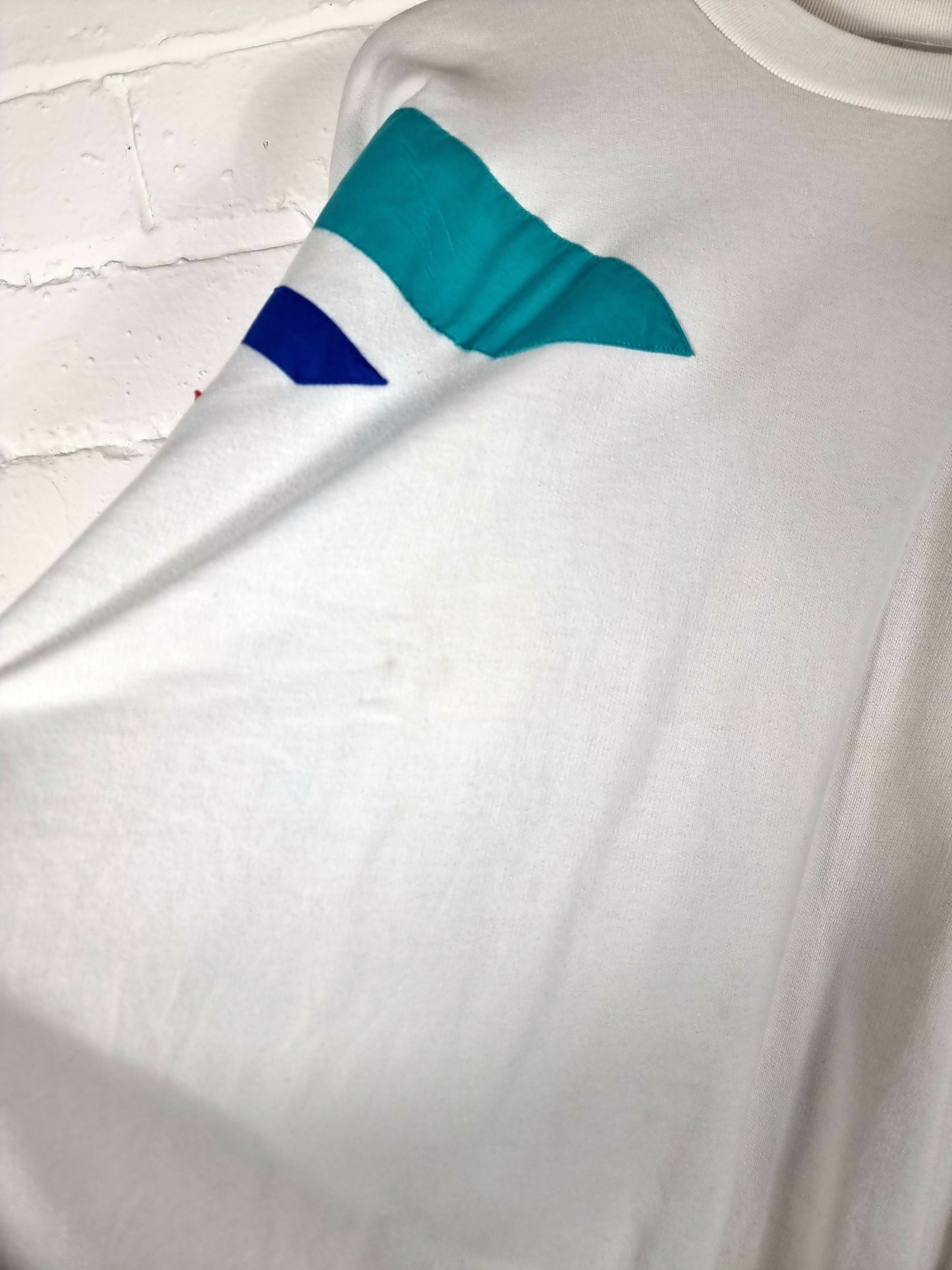 Adidas 1990s Block Colour Sweatshirt Medium