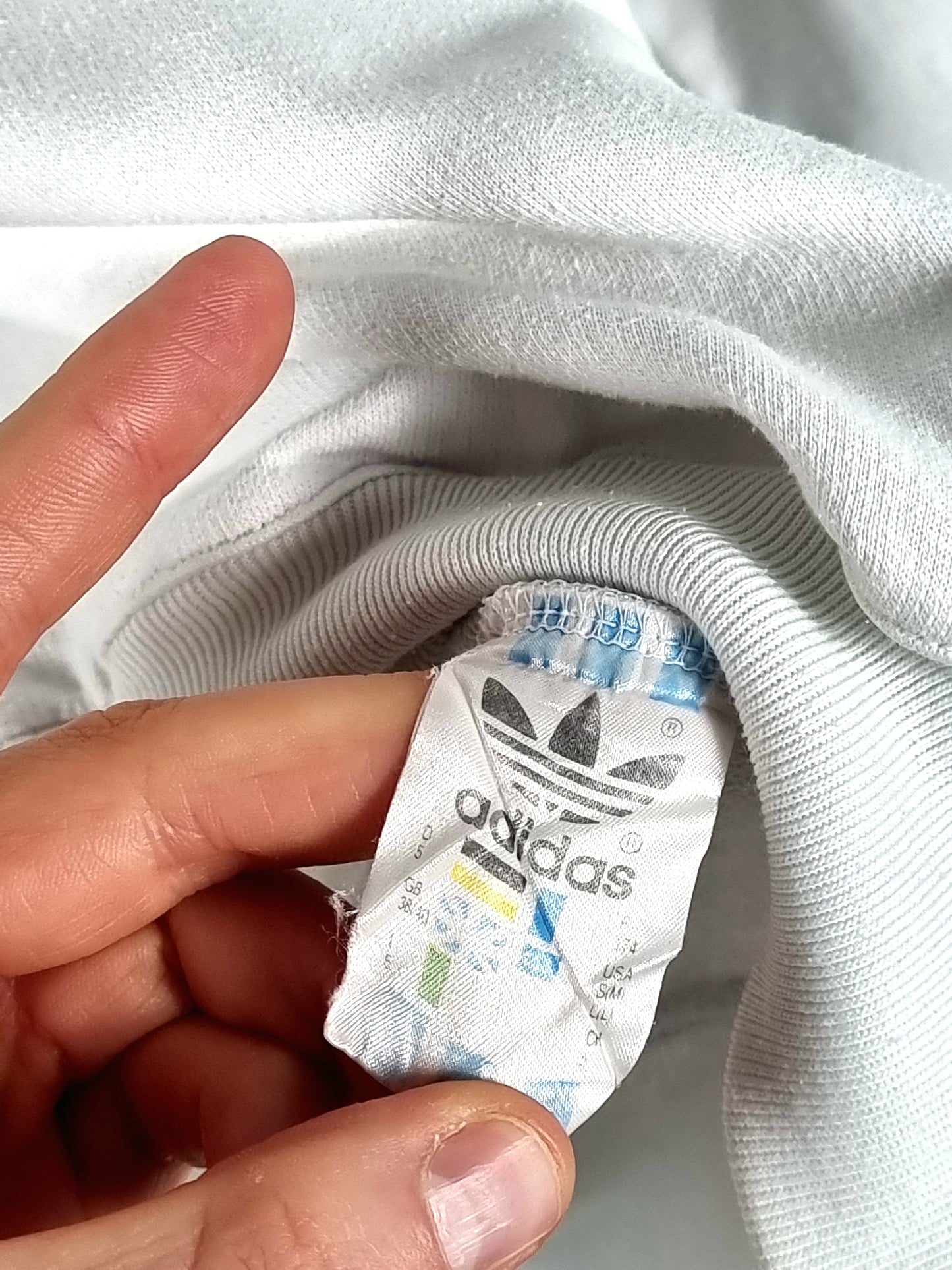 Adidas 1990s Block Colour Sweatshirt Medium