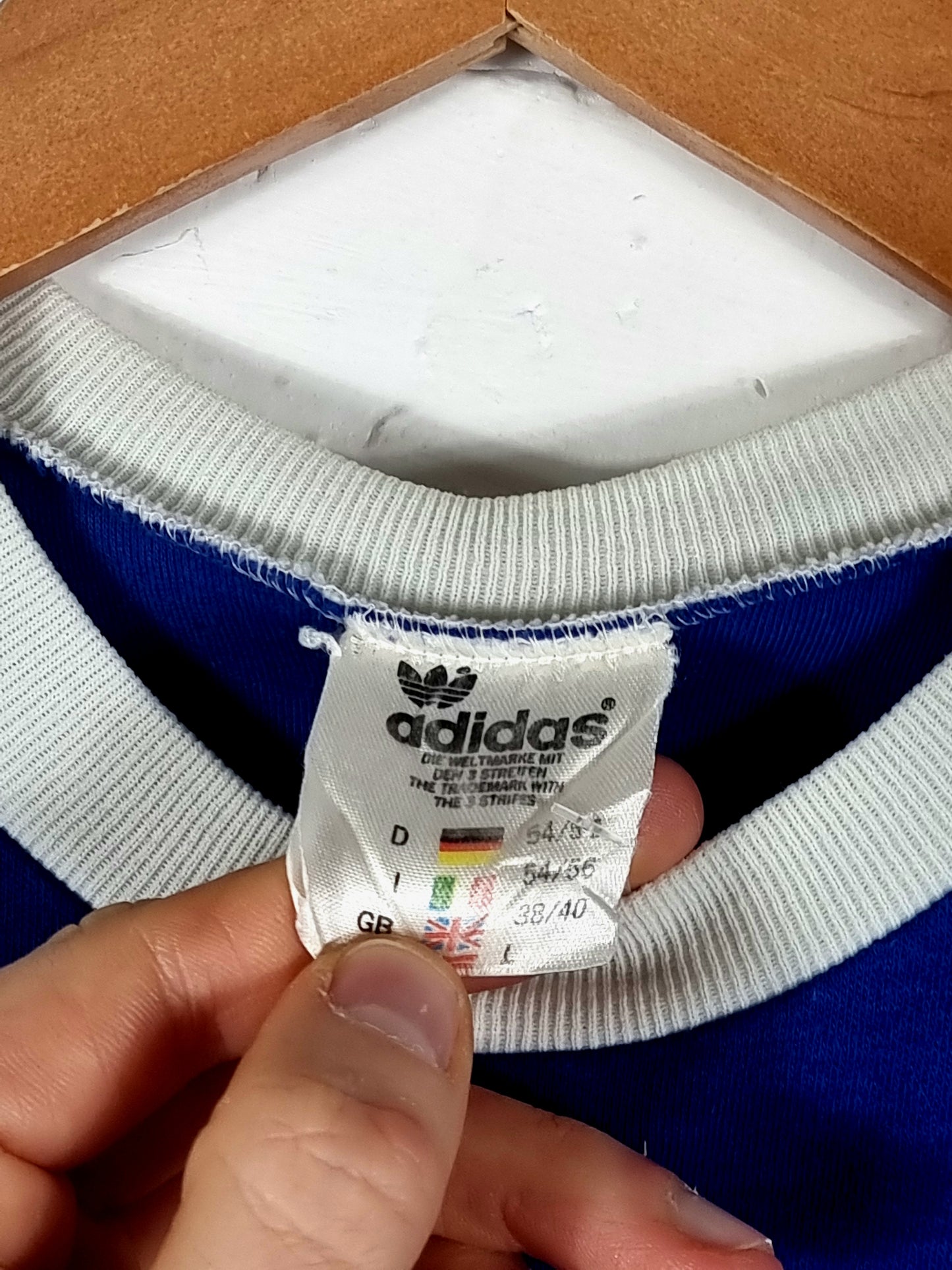 Adidas 1970s Cotton T-Shirt Medium