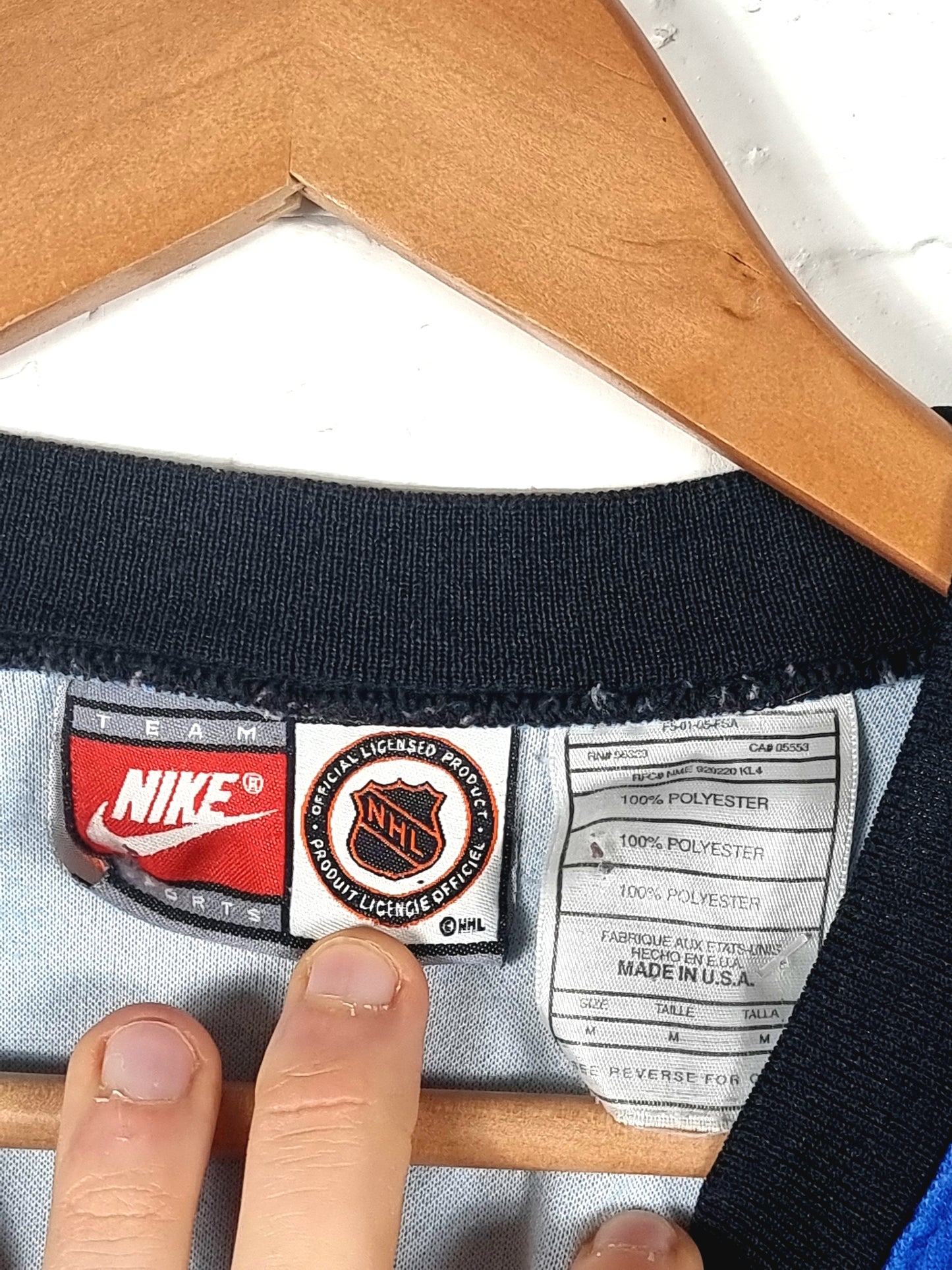 Nike Montreal Canadiens 1990s Long Sleeve NHL Jersey Medium