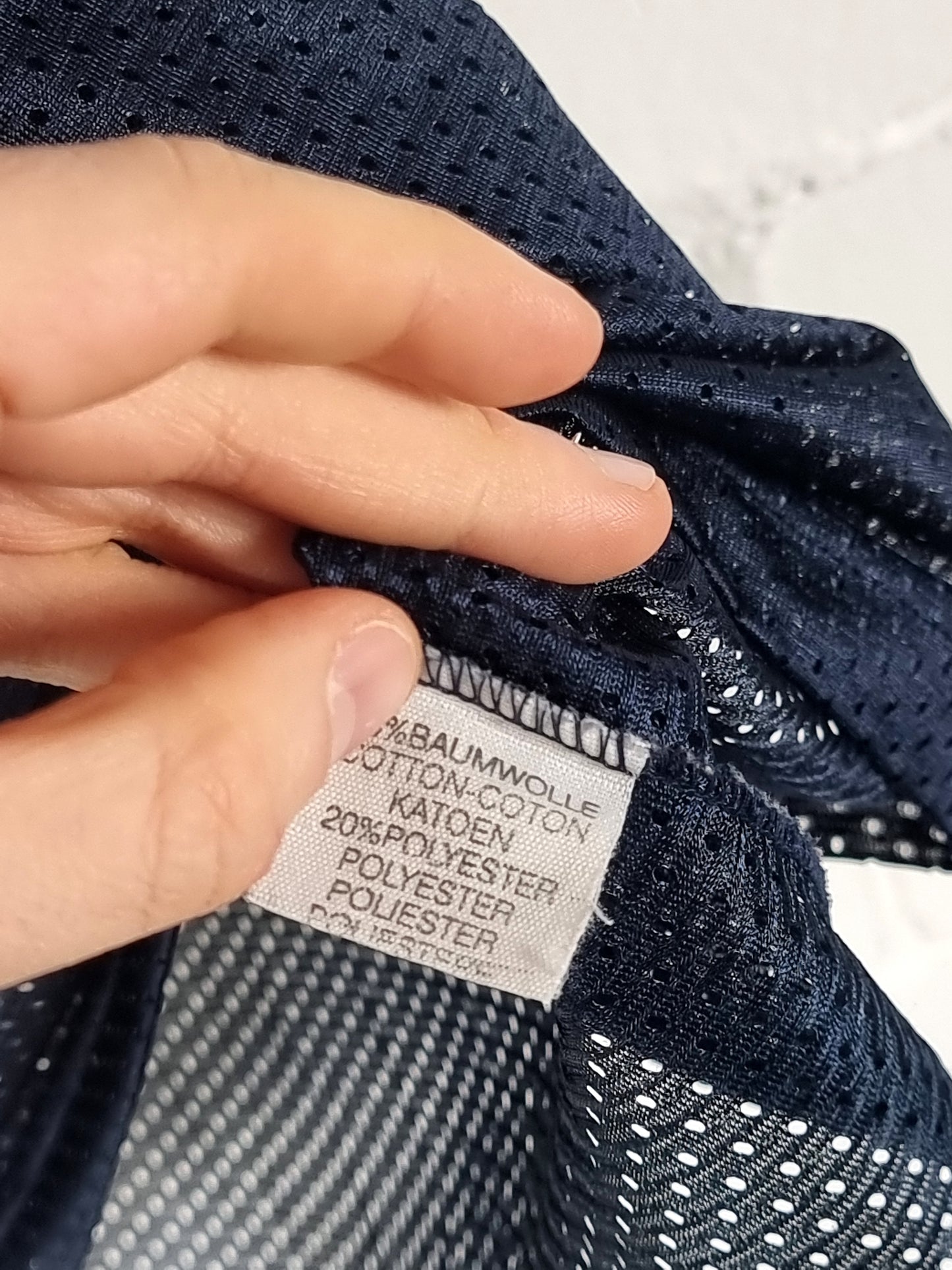 Fila 1990s Vintage Mesh Sports Tee XL