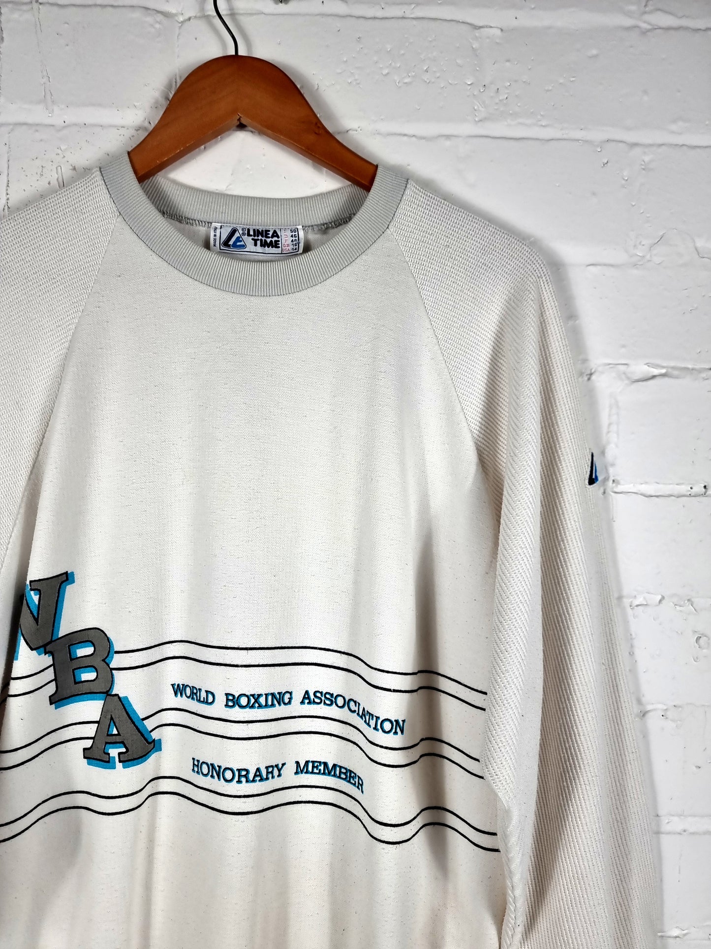 Linea Time 1980s Vintage WBA Boxing Sweater Women's 16