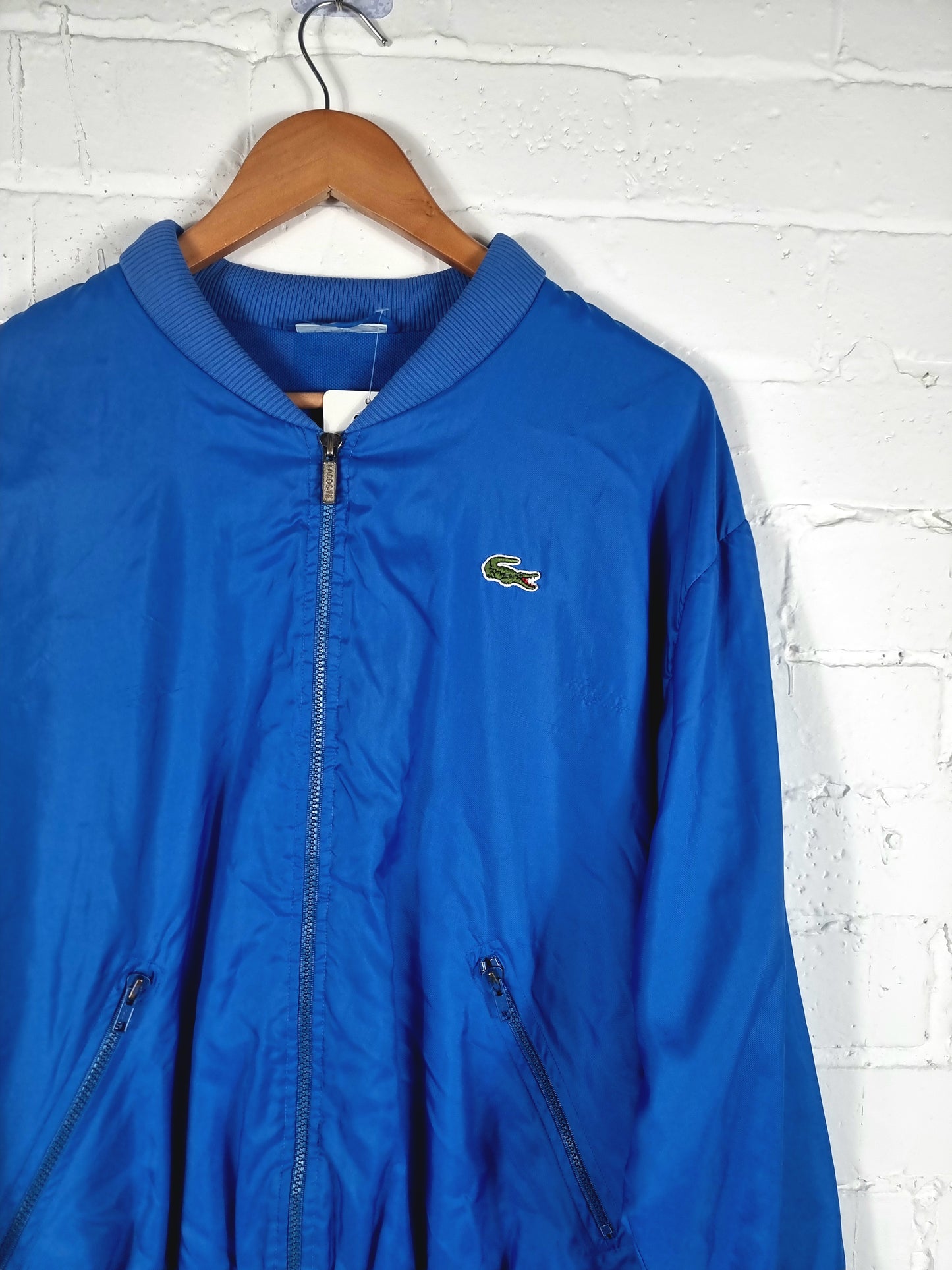 Chemise Lacoste 1980s Vintage Bomber Jacket Large