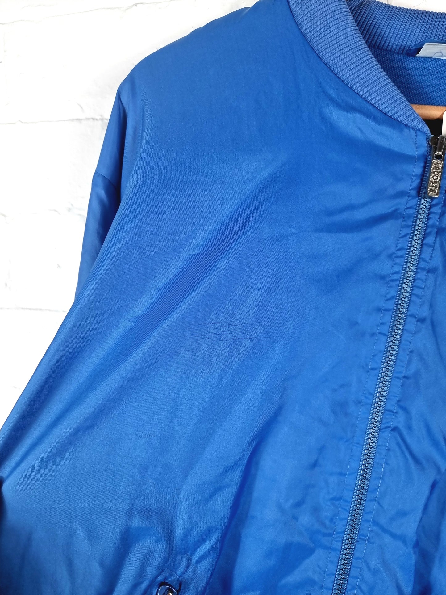 Chemise Lacoste 1980s Vintage Bomber Jacket Large