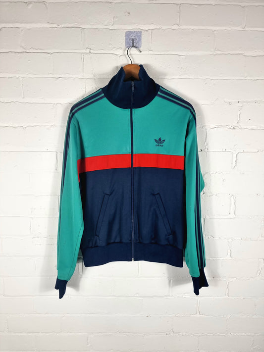 Adidas 1980s Ventex Vintage Track Jacket Medium