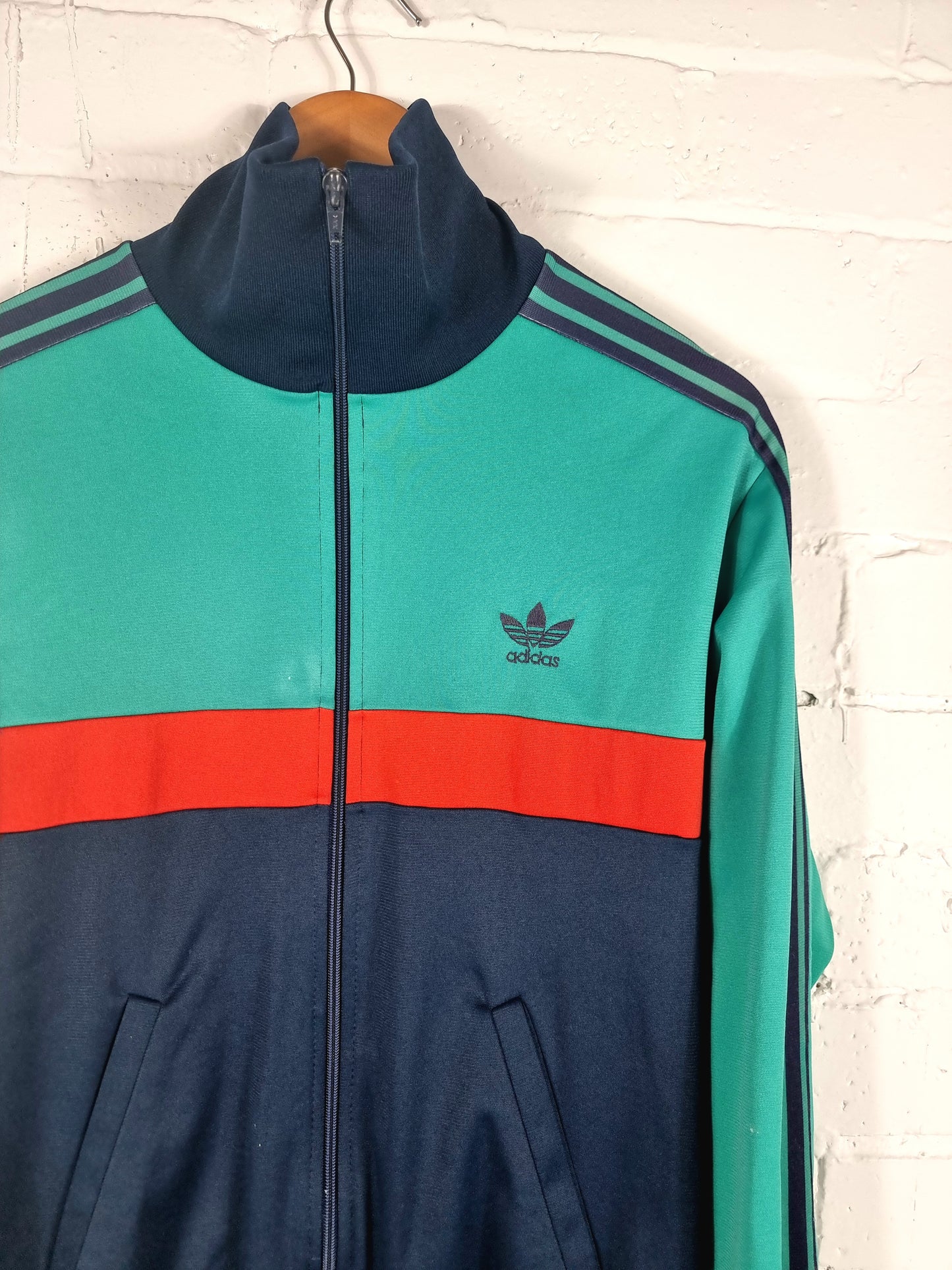 Adidas 1980s Ventex Vintage Track Jacket Medium