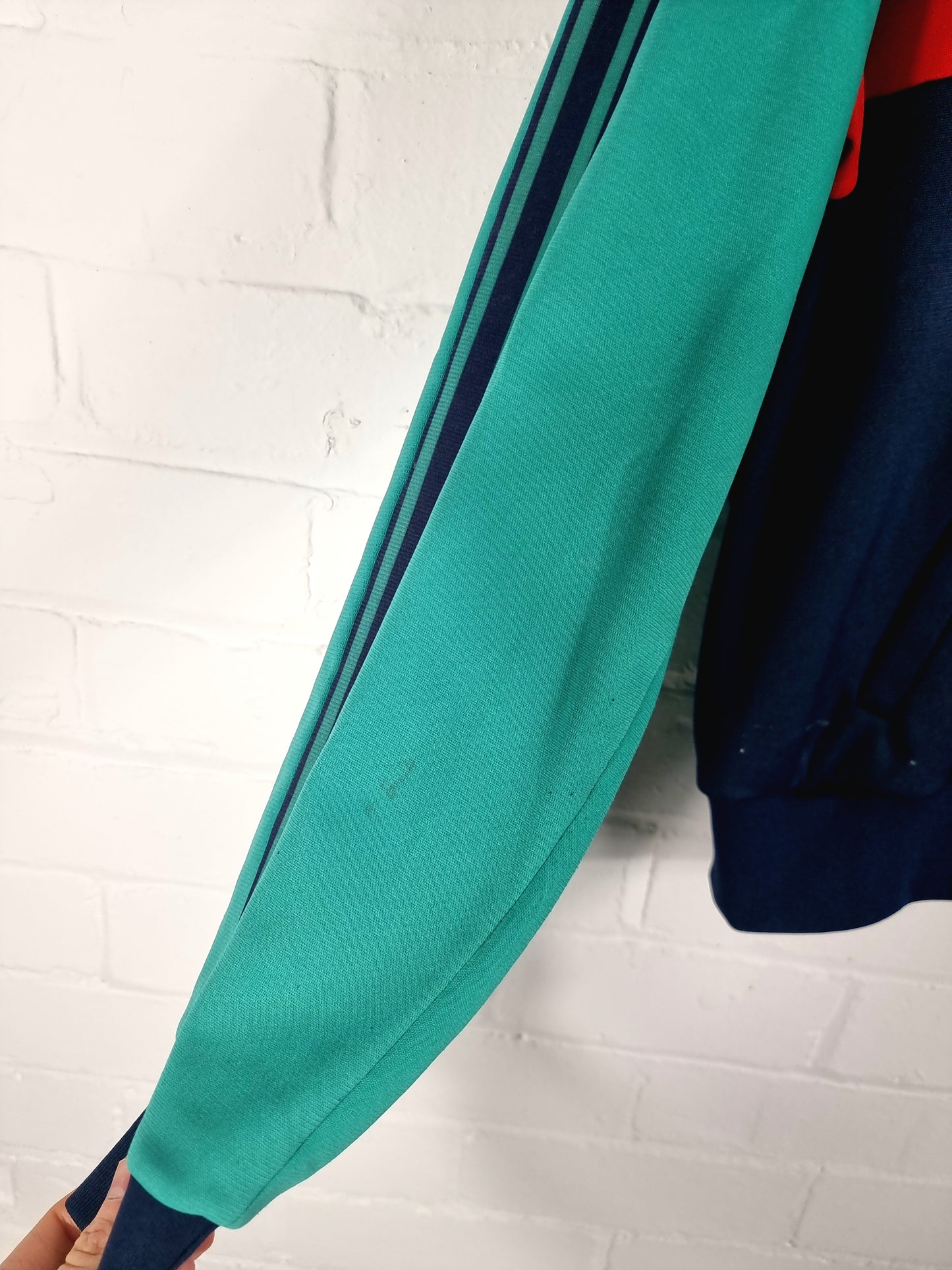 Adidas 1980s Ventex Vintage Track Jacket Medium