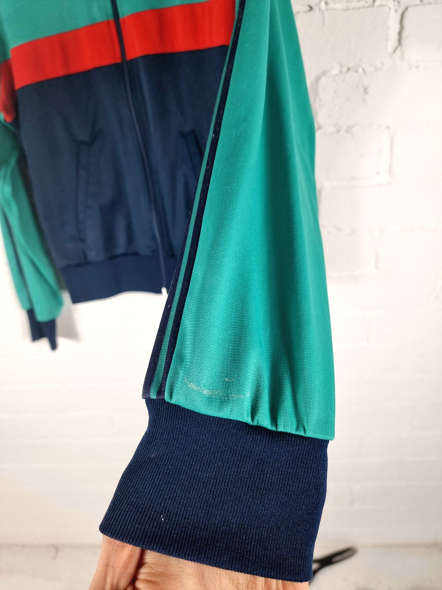 Adidas 1980s Ventex Vintage Track Jacket Medium