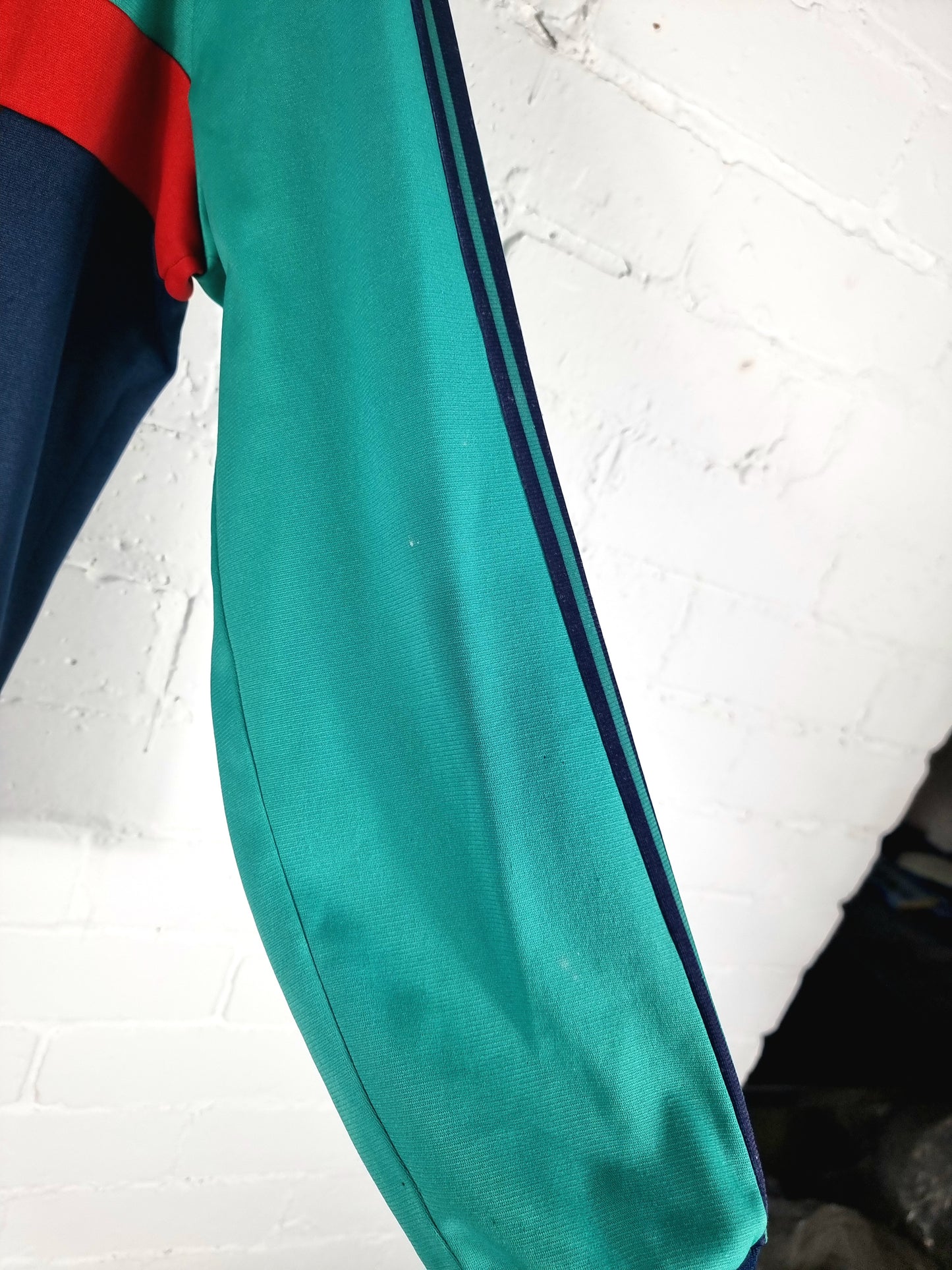 Adidas 1980s Ventex Vintage Track Jacket Medium