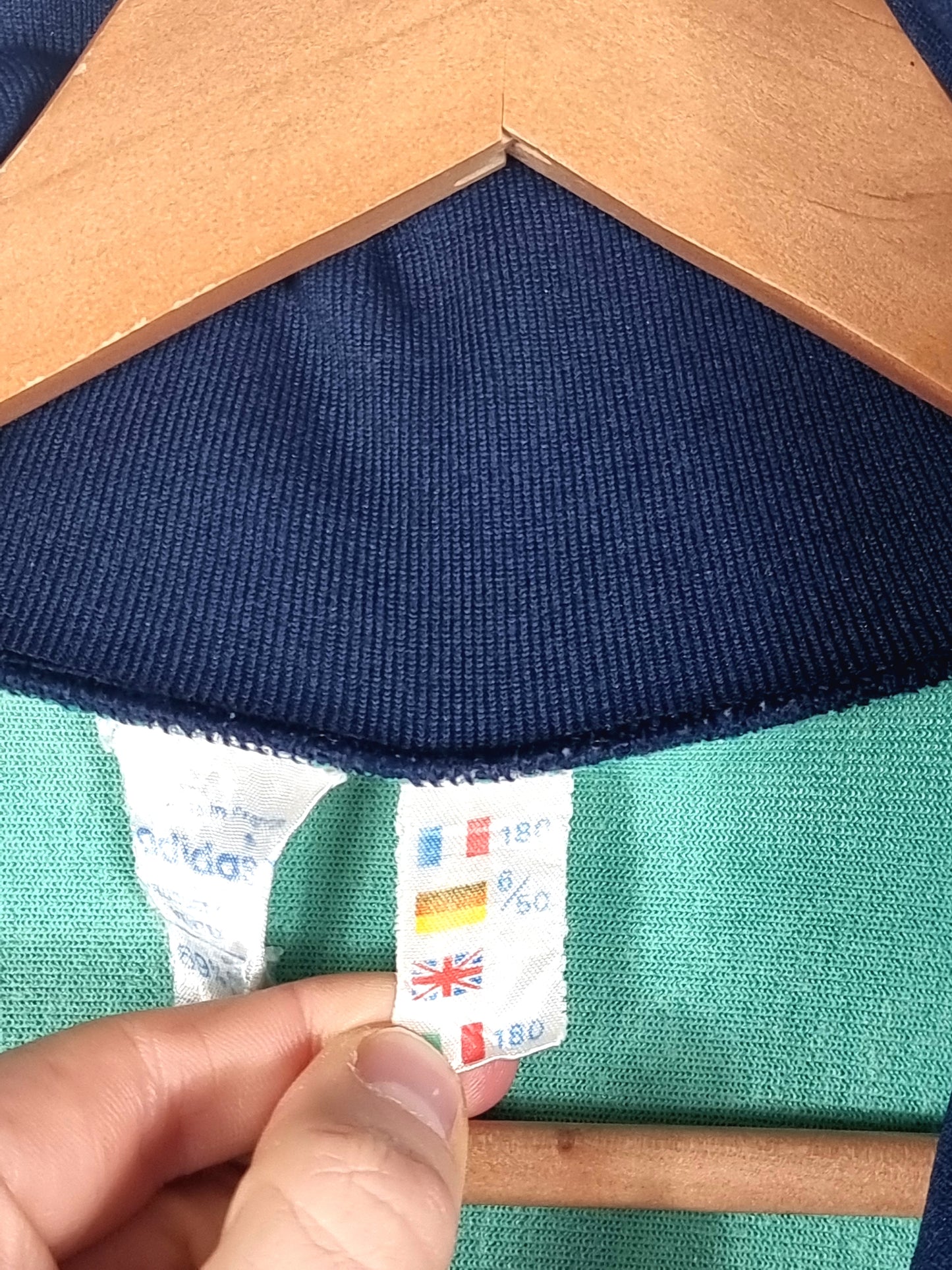 Adidas 1980s Ventex Vintage Track Jacket Medium