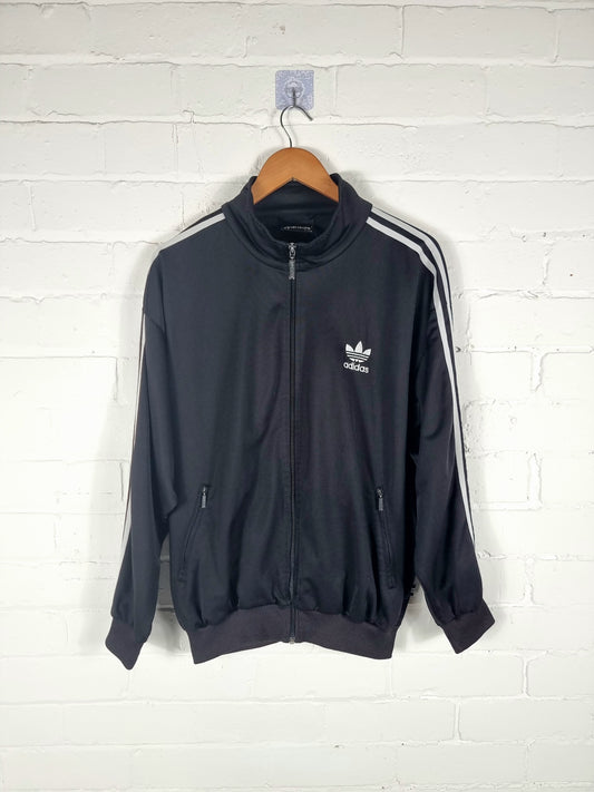 Adidas 1990s Black Vintage Track Jacket Medium