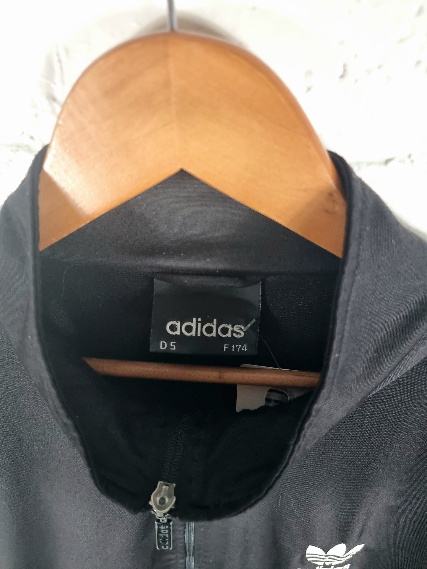 Adidas 1990s Black Vintage Track Jacket Medium