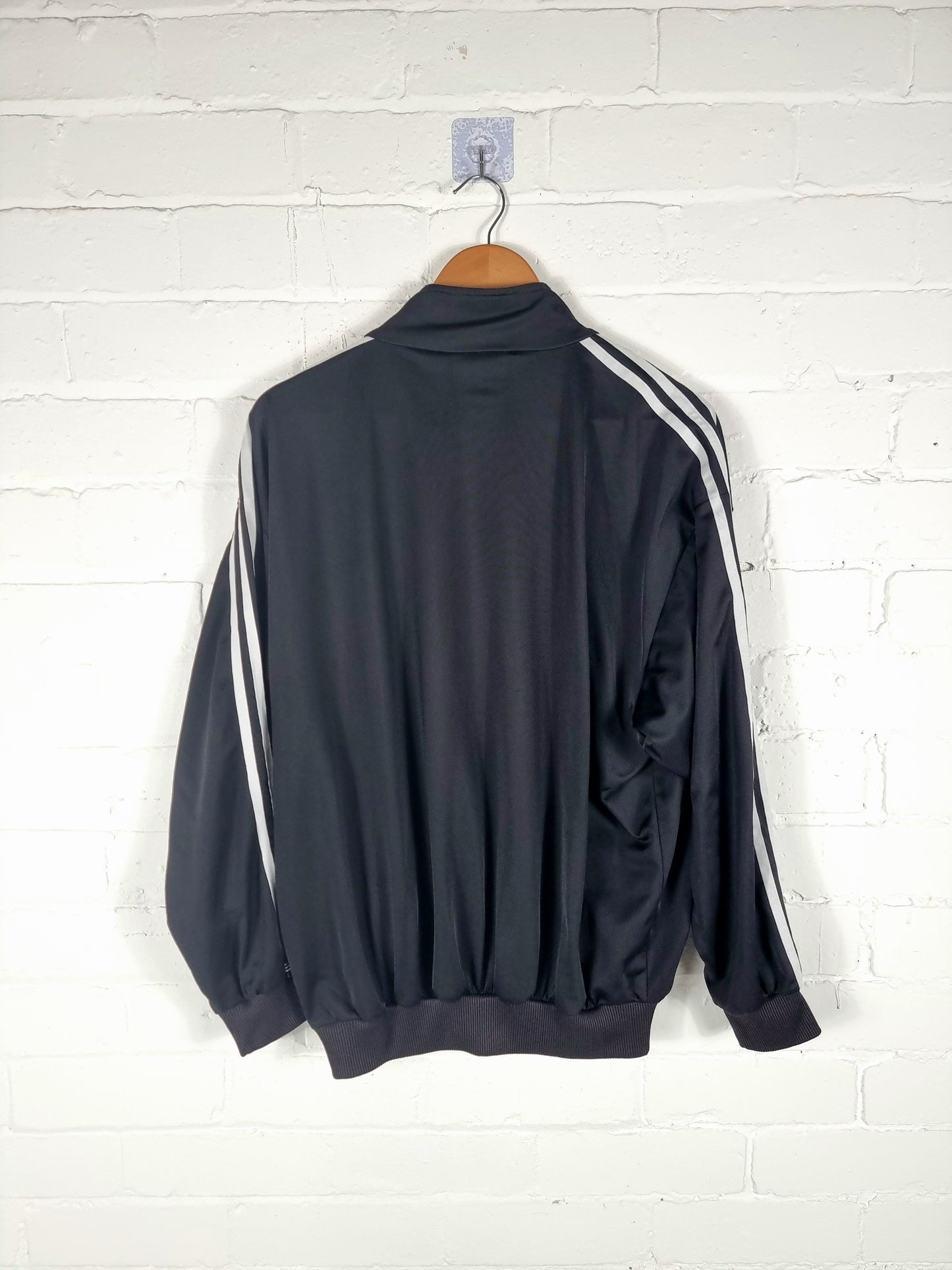 Adidas 1990s Black Vintage Track Jacket Medium