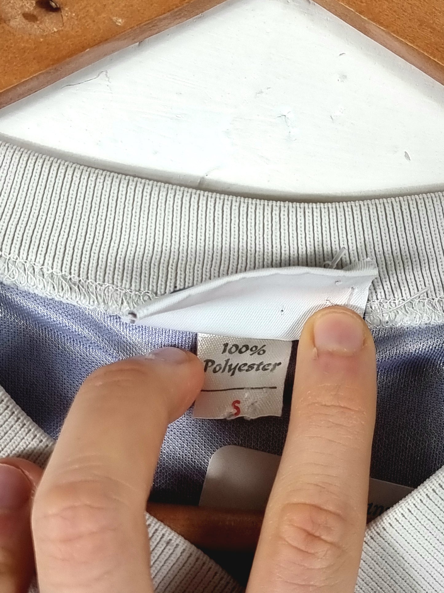 Reebok Vintage 1990s Long Sleeve Template Football Shirt Small