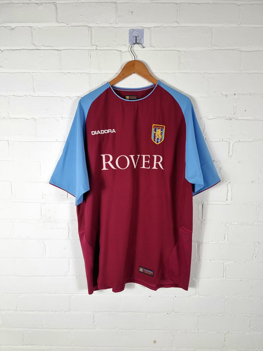 Diadora Aston Villa 2003/04 Home Shirt Large