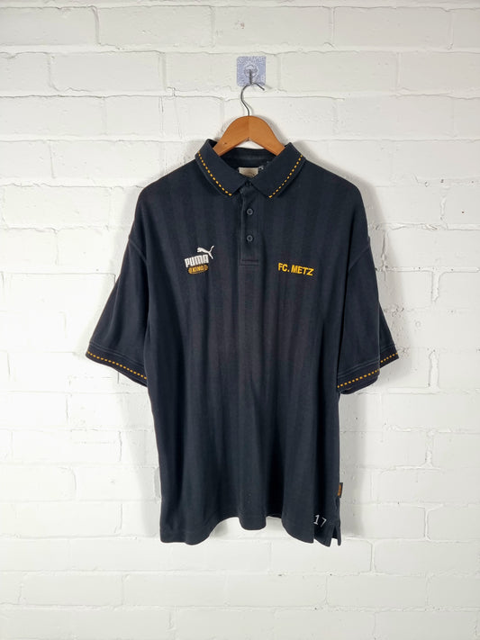 Puma King FC Metz 1998/2000 Player Issue Polo Shirt XL