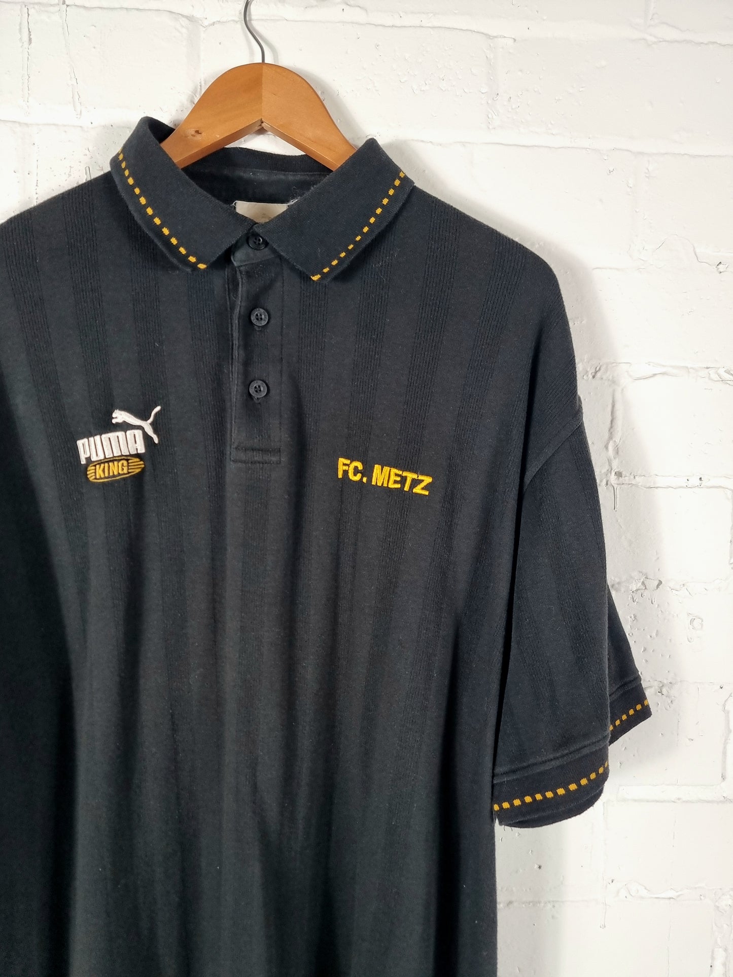 Puma King FC Metz 1998/2000 Player Issue Polo Shirt XL