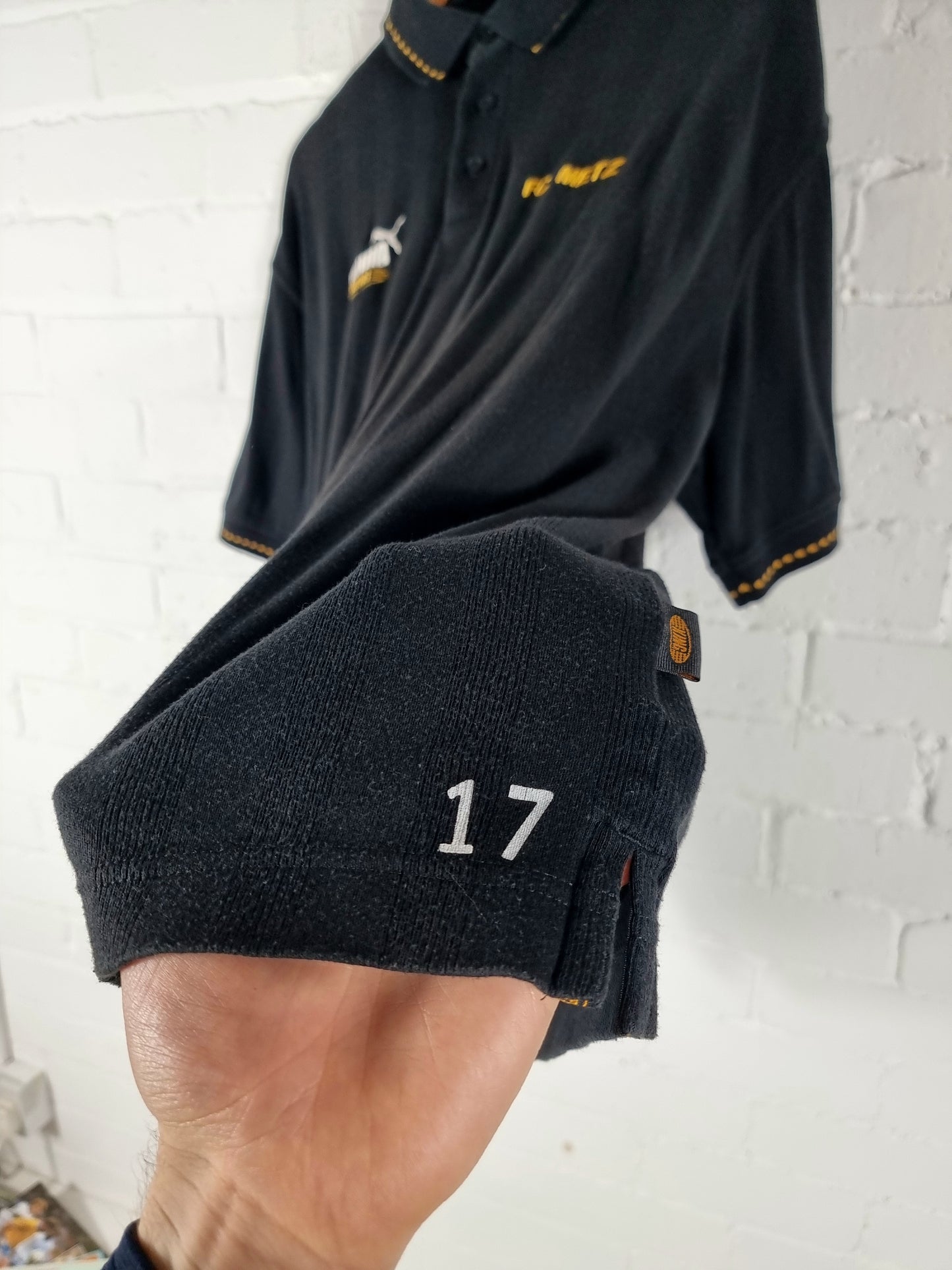 Puma King FC Metz 1998/2000 Player Issue Polo Shirt XL