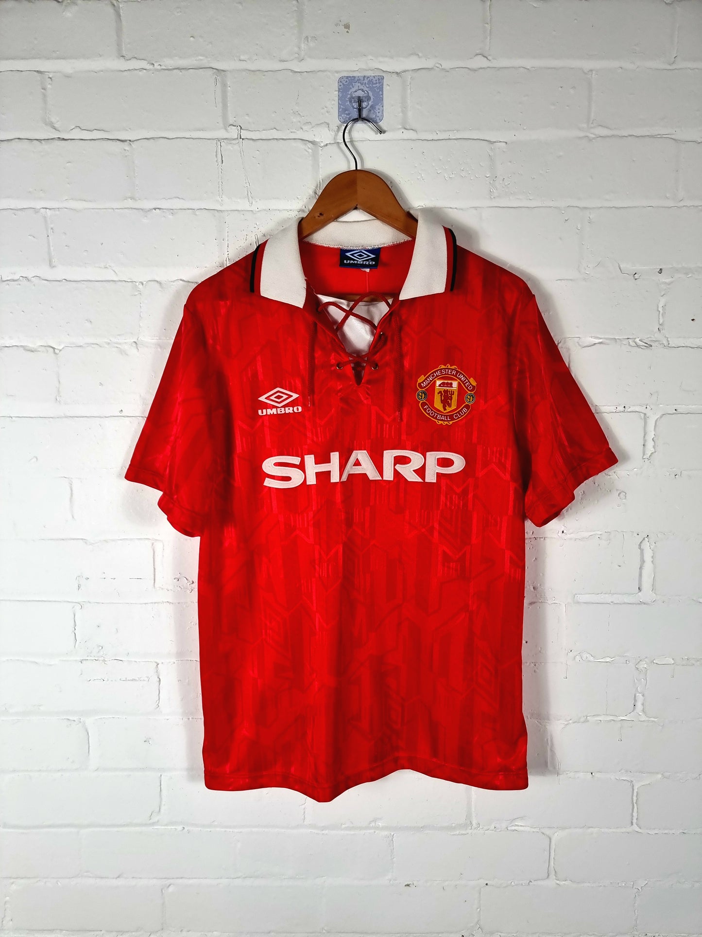 Umbro Manchester United 1992/94 Home Shirt Medium