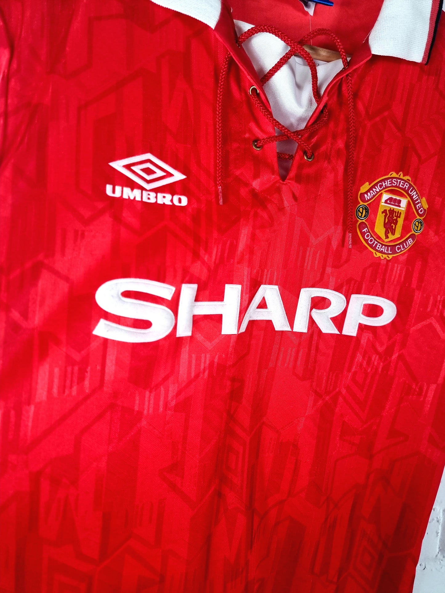 Umbro Manchester United 1992/94 Home Shirt Medium
