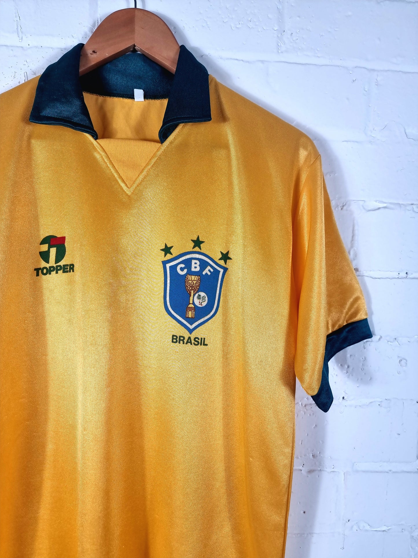 Topper Brazil 1989/91 Home Shirt Large