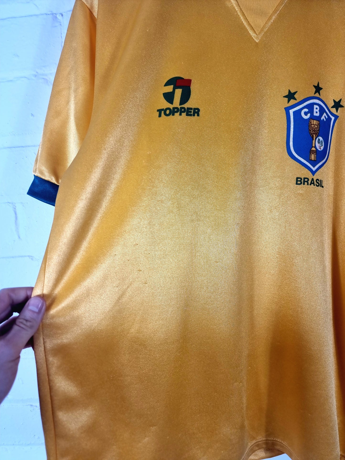 Topper Brazil 1989/91 Home Shirt Large