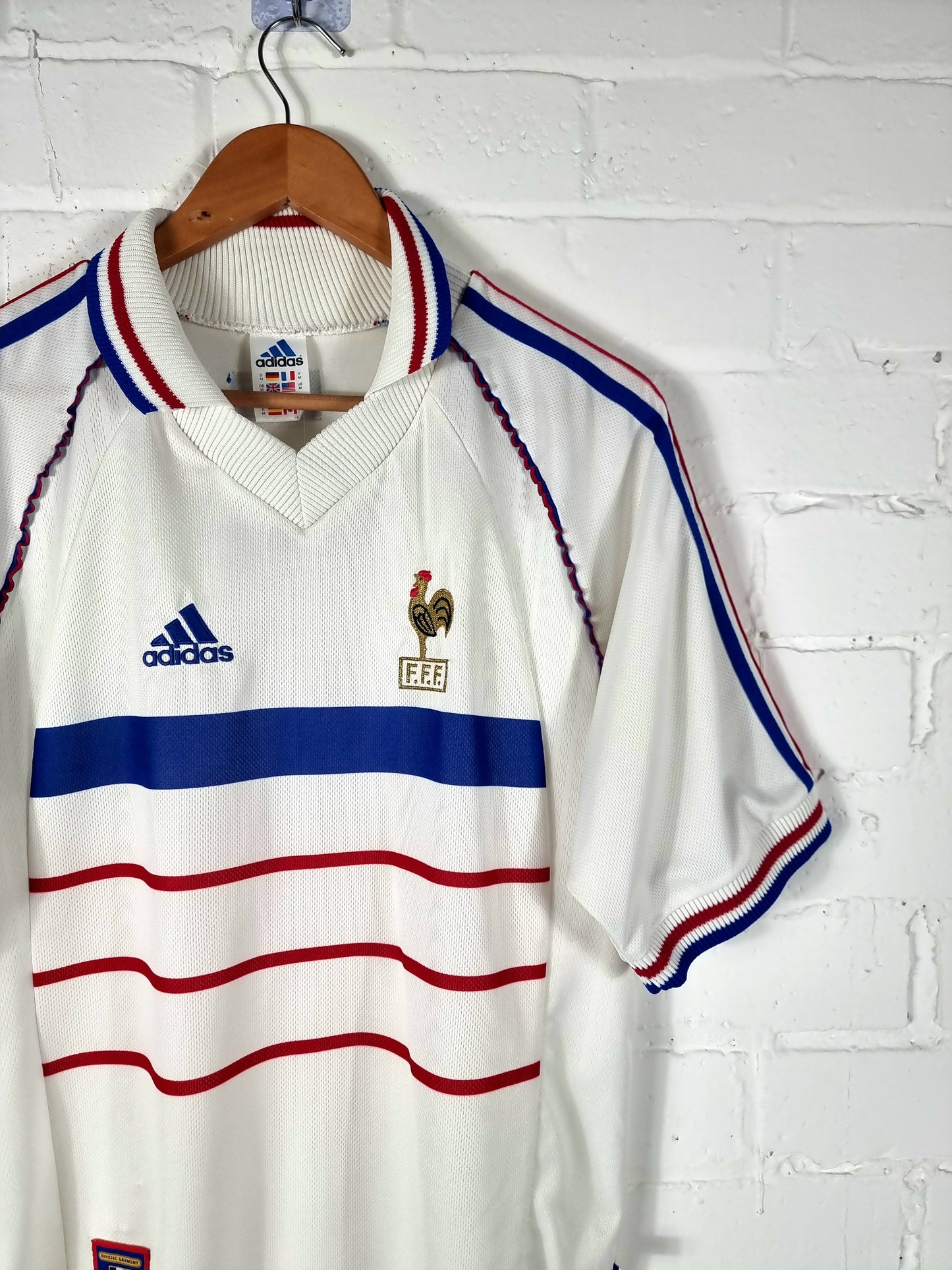 Adidas France 1998/00 Away Shirt Medium