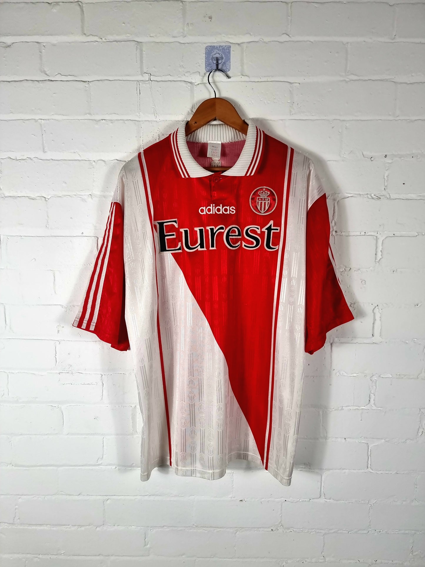 Adidas A.S Monaco 1996/97 Home Shirt XL